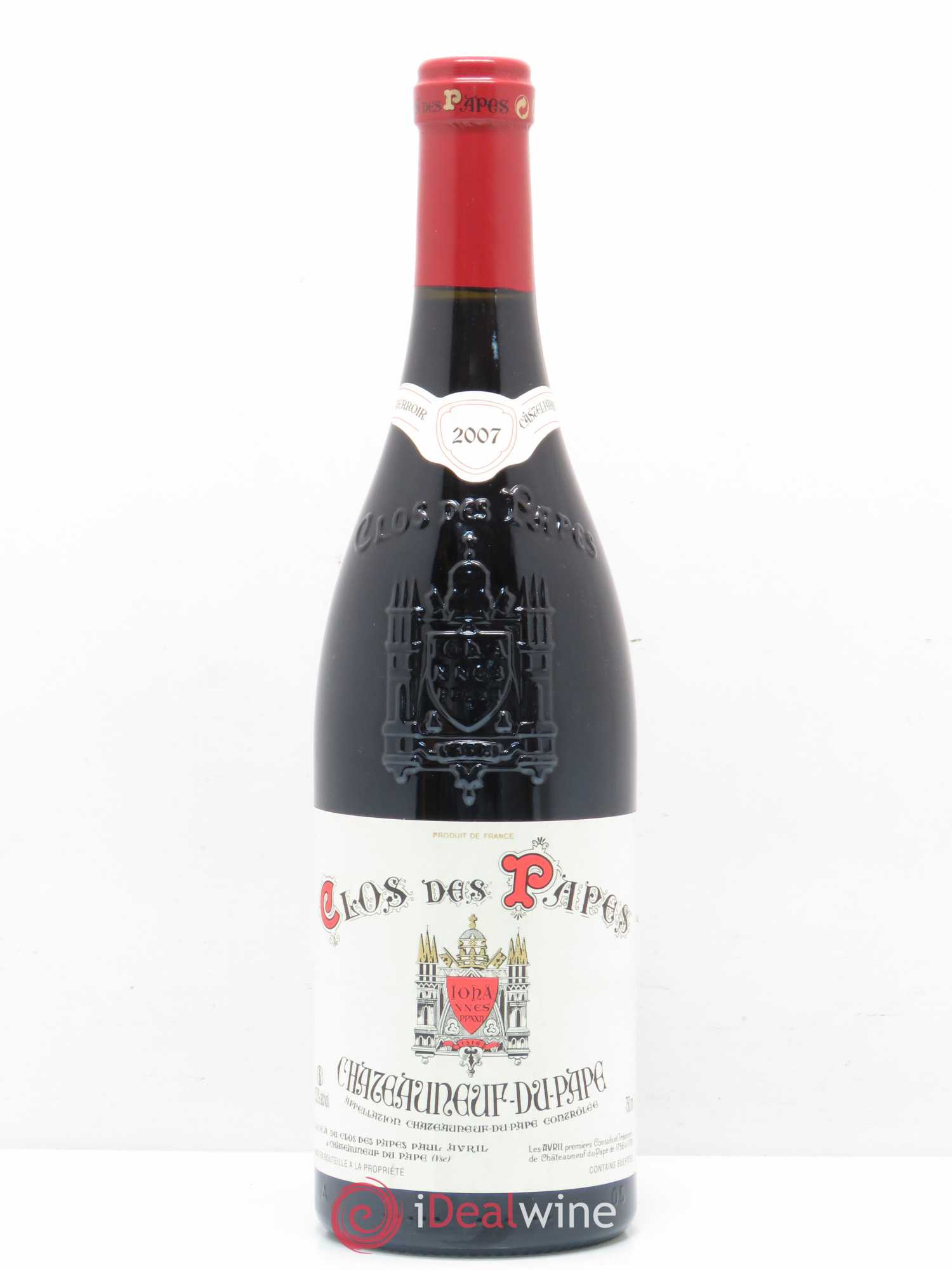 Châteauneuf-du-Pape Clos des Papes - Paul Avril 2007 - Lot de 1 bouteille - 0