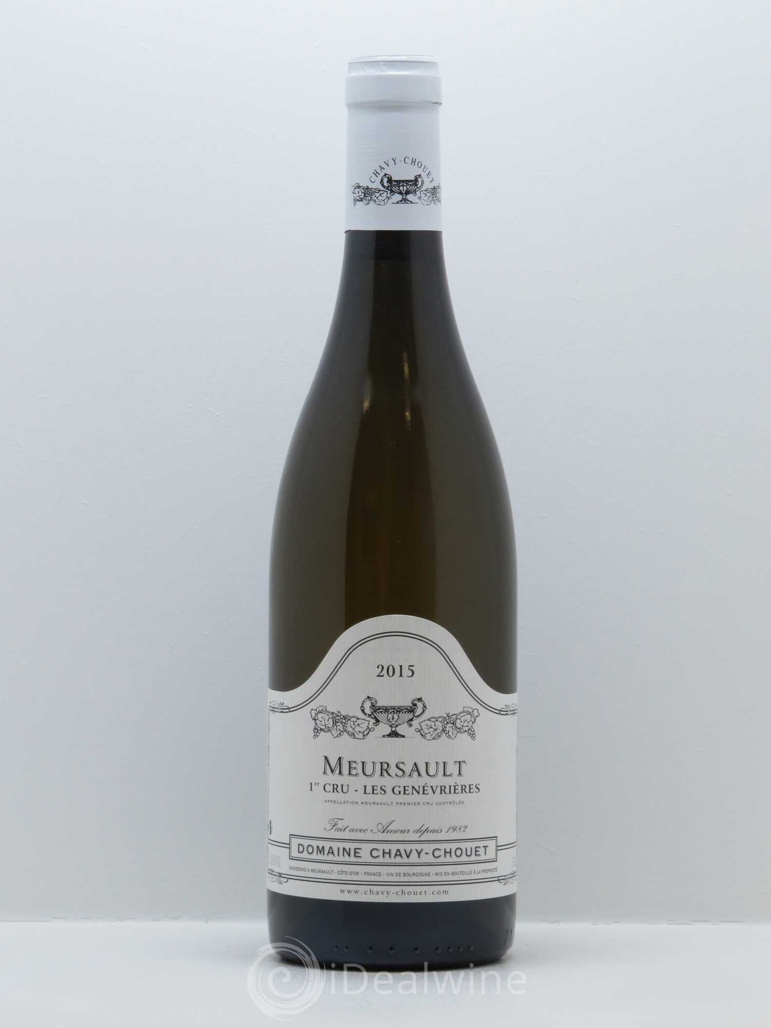 Meursault 1er Cru Les Genevrières Chavy-Chouet 2015 - Lot de 1 bouteille - 0