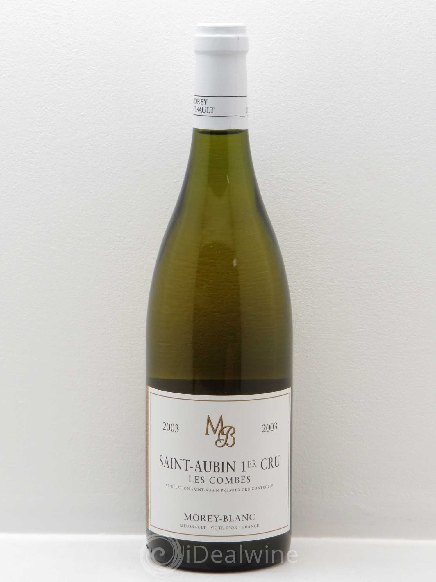 Saint-Aubin 1er Cru Les Combes Morey-Blanc 2003 - Lot de 1 bouteille - 0