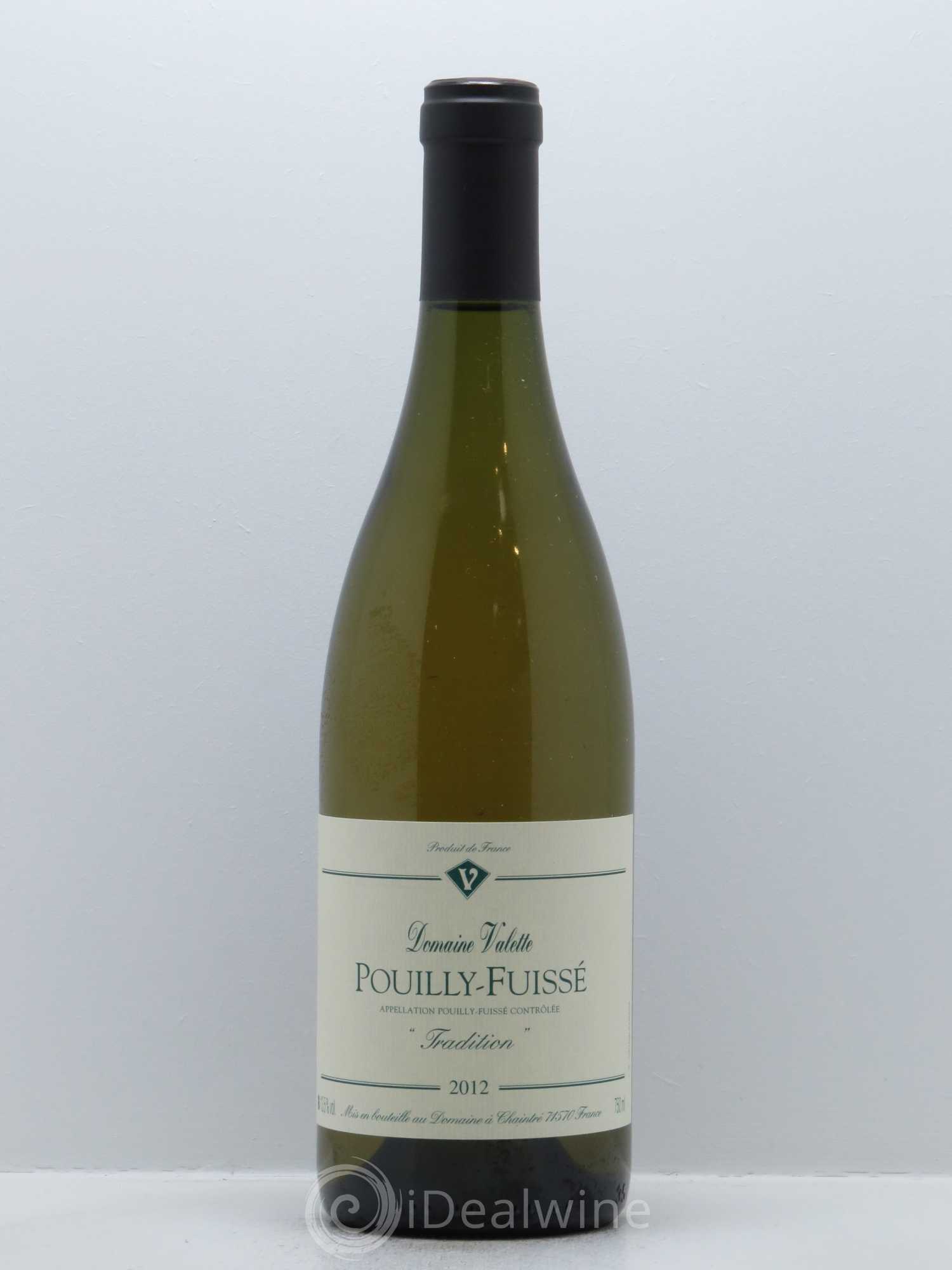 Pouilly-Fuissé Tradition Valette (Domaine) 2012 - Lot de 1 bouteille - 0