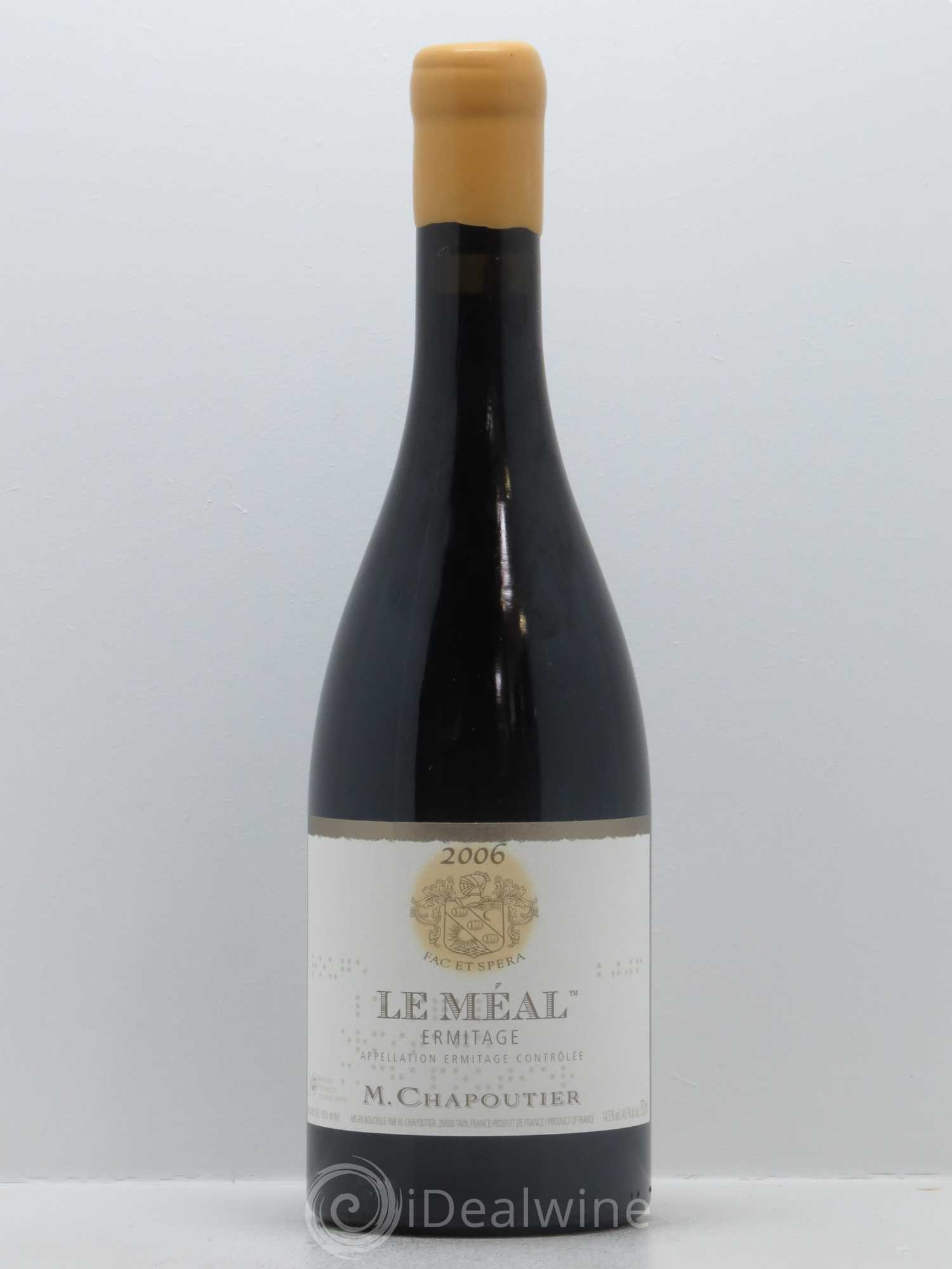 Hermitage Ermitage Le Méal Chapoutier 2006 - Lot de 1 bouteille - 0
