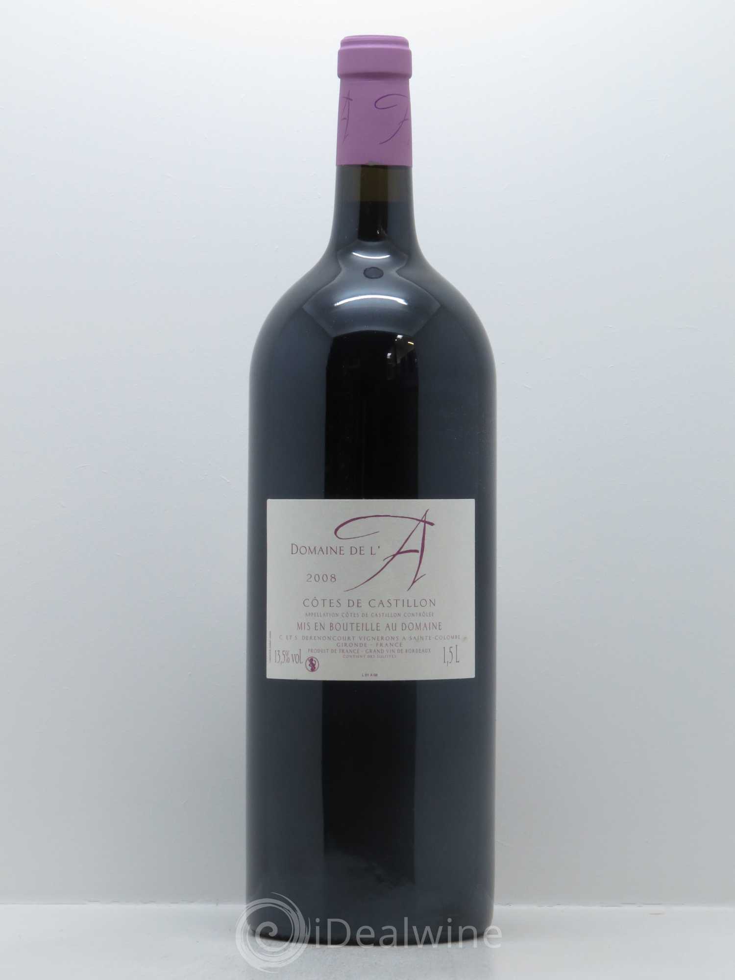Domaine de l'A 2008 - Lot de 1 magnum - 1