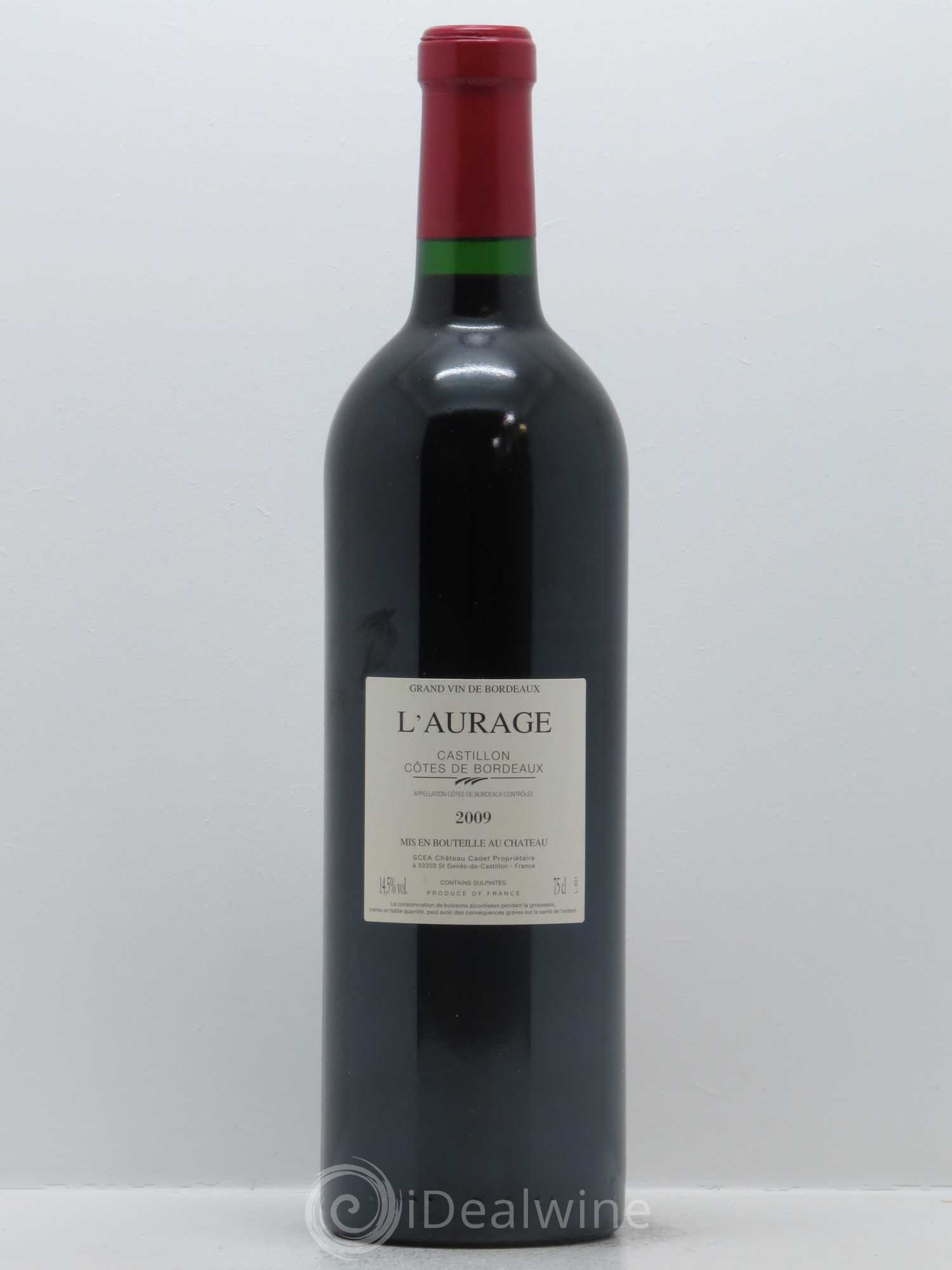 L'Aurage 2009 - Posten von 1 Flasche - 1