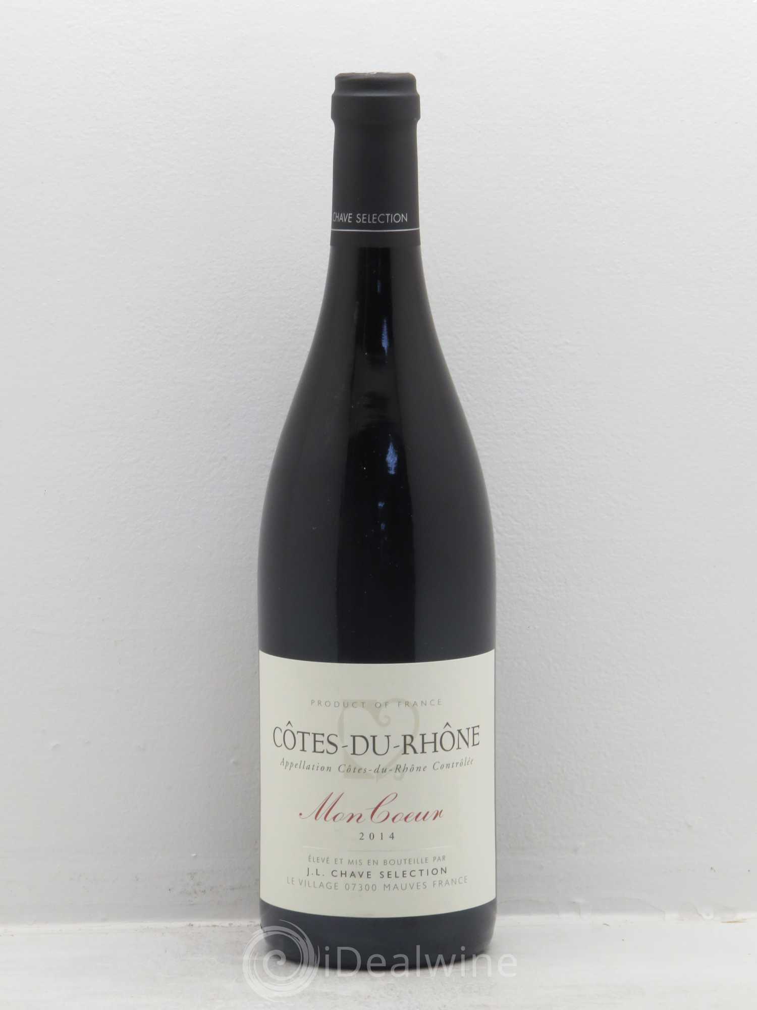 Côtes-du-Rhône Mon coeur J-L. Chave Sélection 2014 - Lot de 1 bouteille - 0