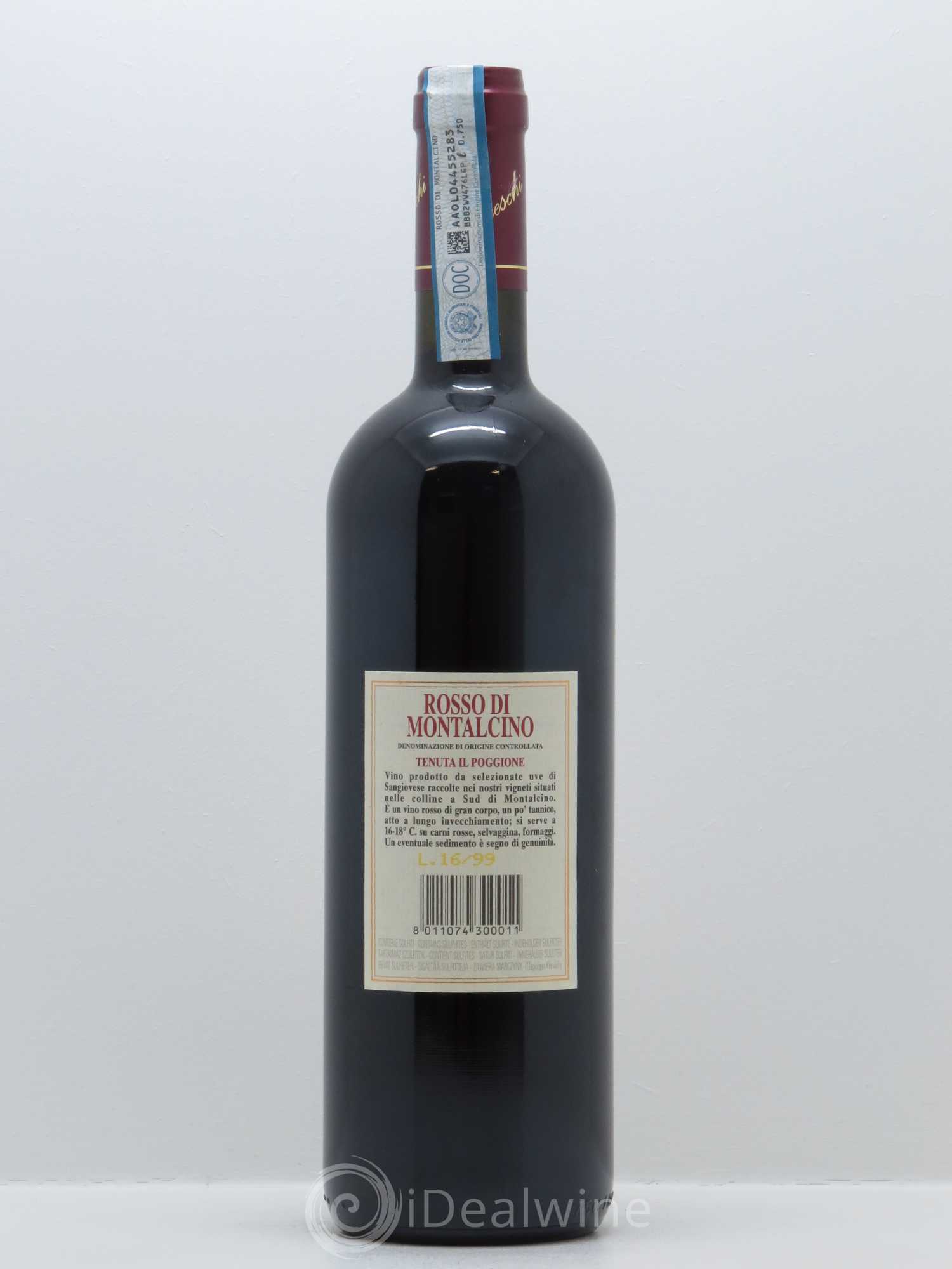 Rosso di Montalcino DOC Il Poggione Lavinio Franceschi 2014 - Lot de 1 bouteille - 1
