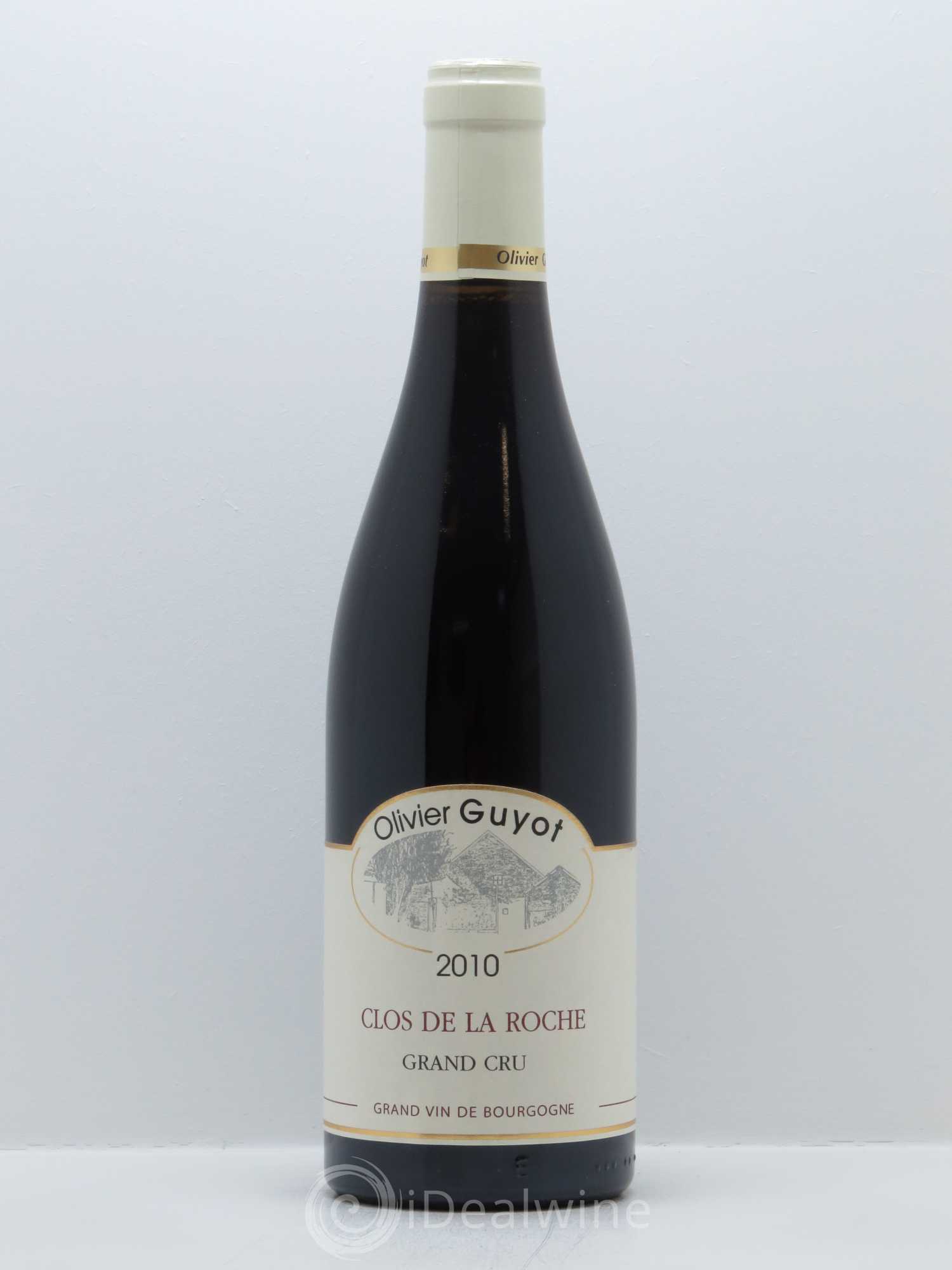 Clos de la Roche Grand Cru Olivier Guyot (Domaine de) 2010 - Lot de 1 bouteille - 0