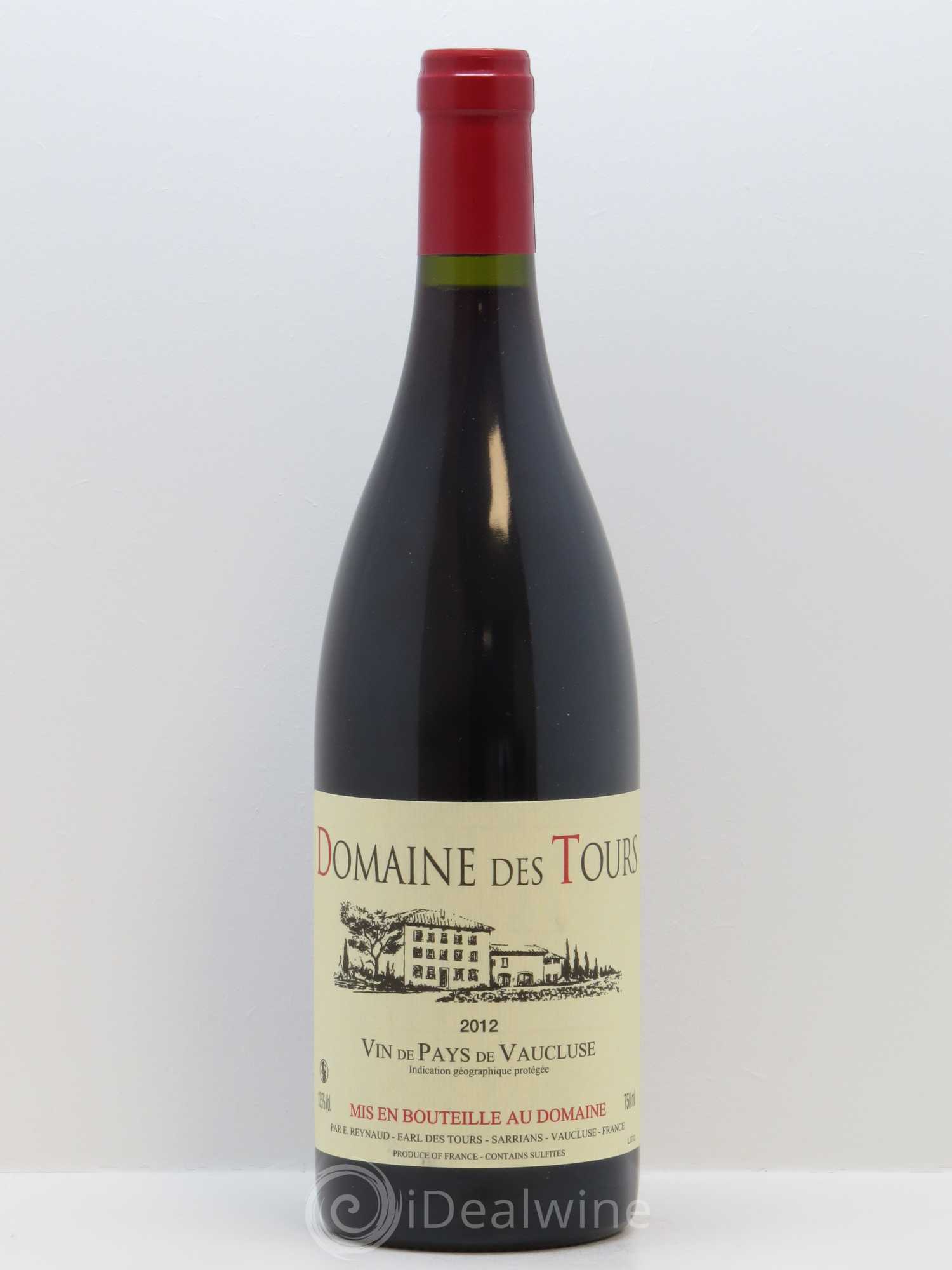 Vaucluse (Vin de Pays de Vaucluse) Domaine des Tours Emmanuel Reynaud 2012 - Lot de 1 bouteille - 0