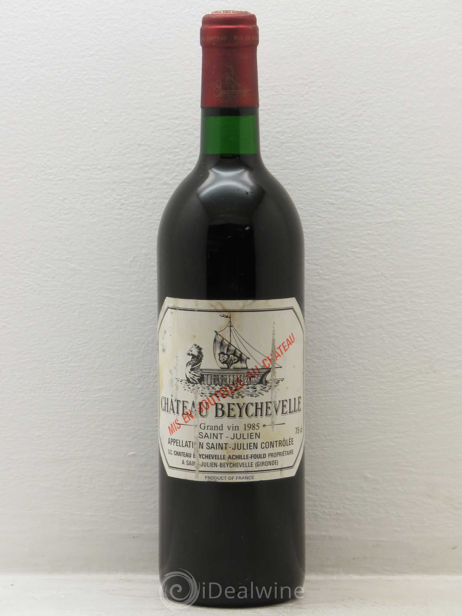 Château Beychevelle 4ème Grand Cru Classé 1985 - Lot de 6 bouteilles - 0