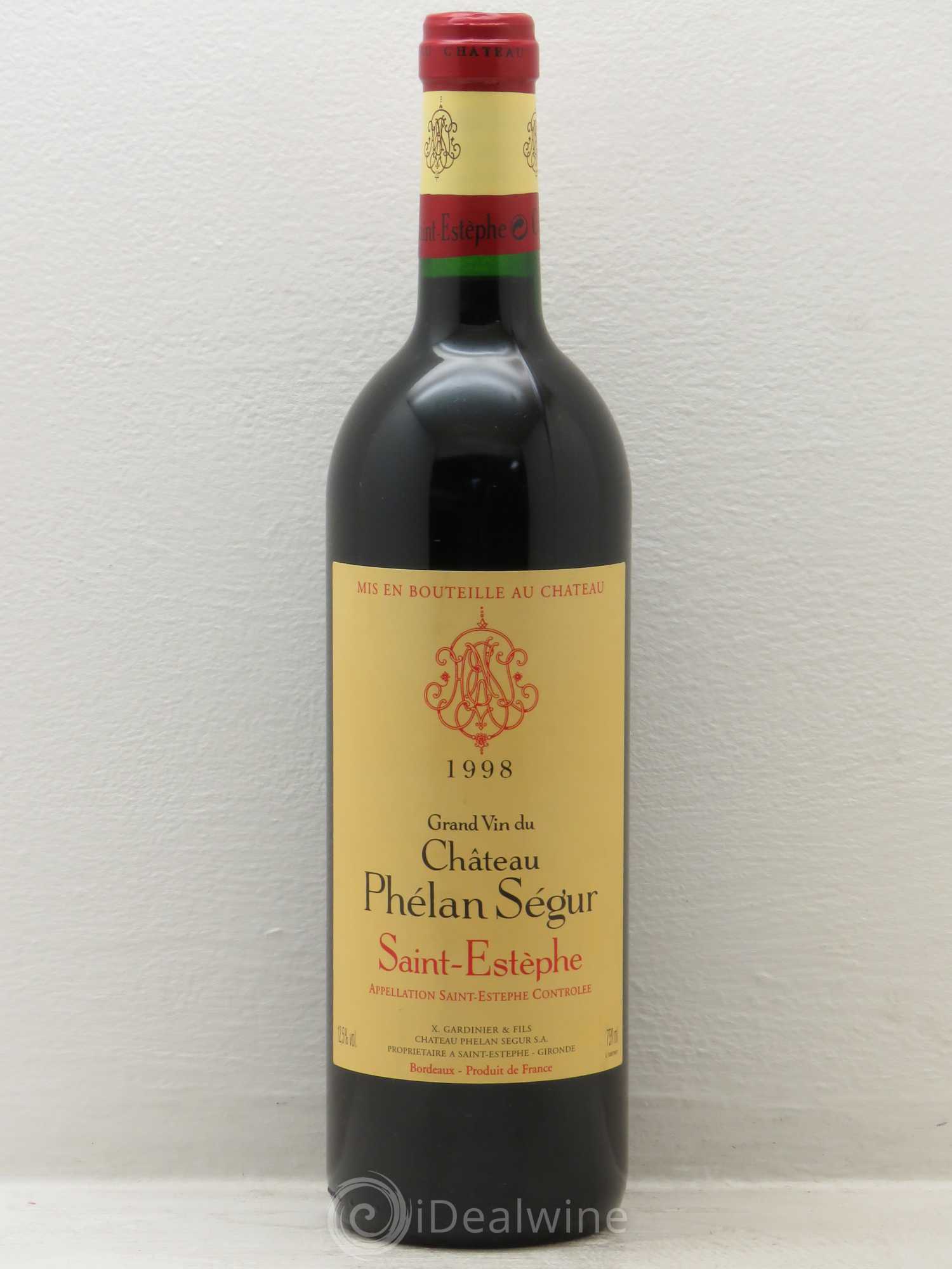 Château Phélan Ségur 1998 - Lot de 12 bouteilles - 0
