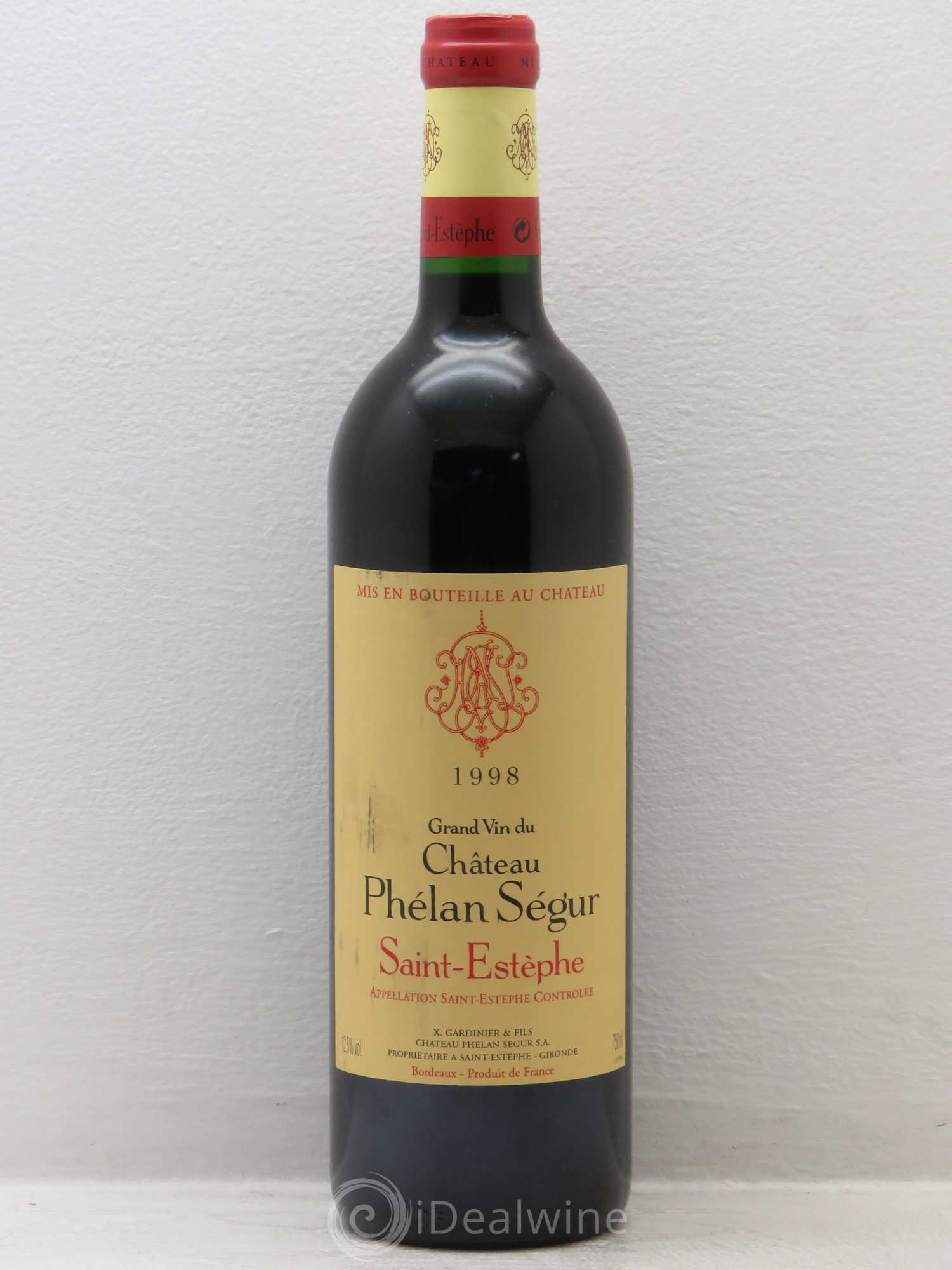 Château Phélan Ségur 1998 - Lot de 6 bouteilles - 0