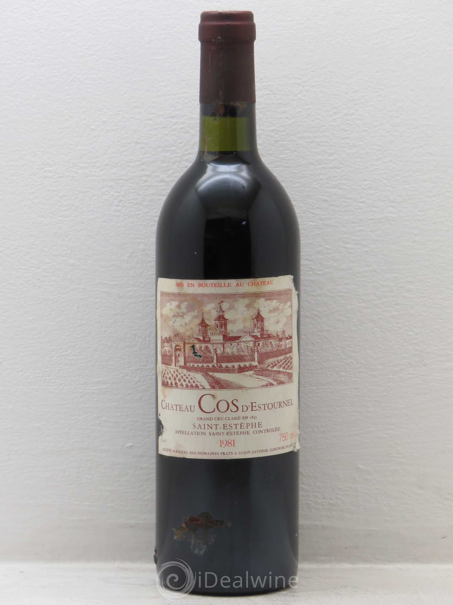Cos d'Estournel 2ème Grand Cru Classé 1981 - Lot de 6 bouteilles - 0