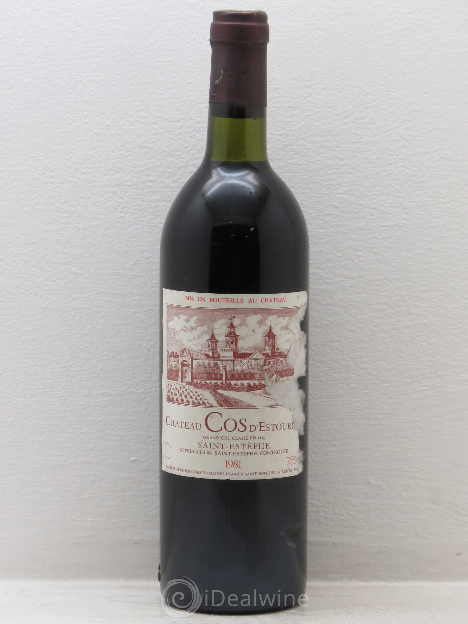 Cos d'Estournel 2ème Grand Cru Classé 1981 - Lot de 6 bouteilles - 0