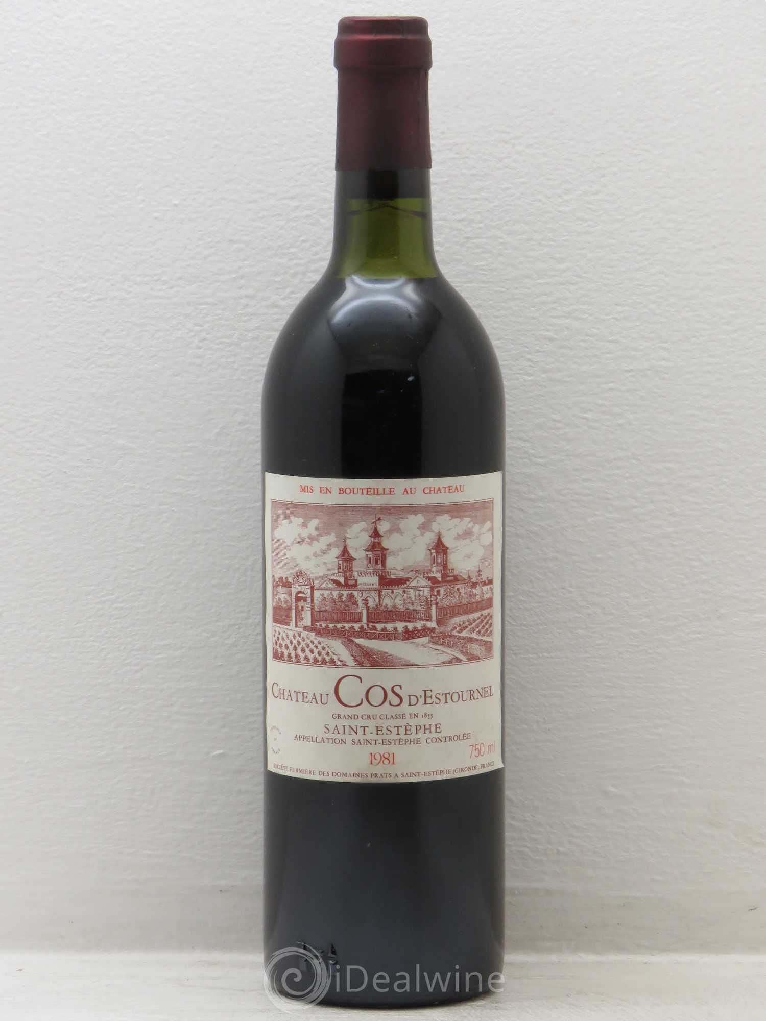Cos d'Estournel 2ème Grand Cru Classé 1981 - Lot de 1 bouteille - 0