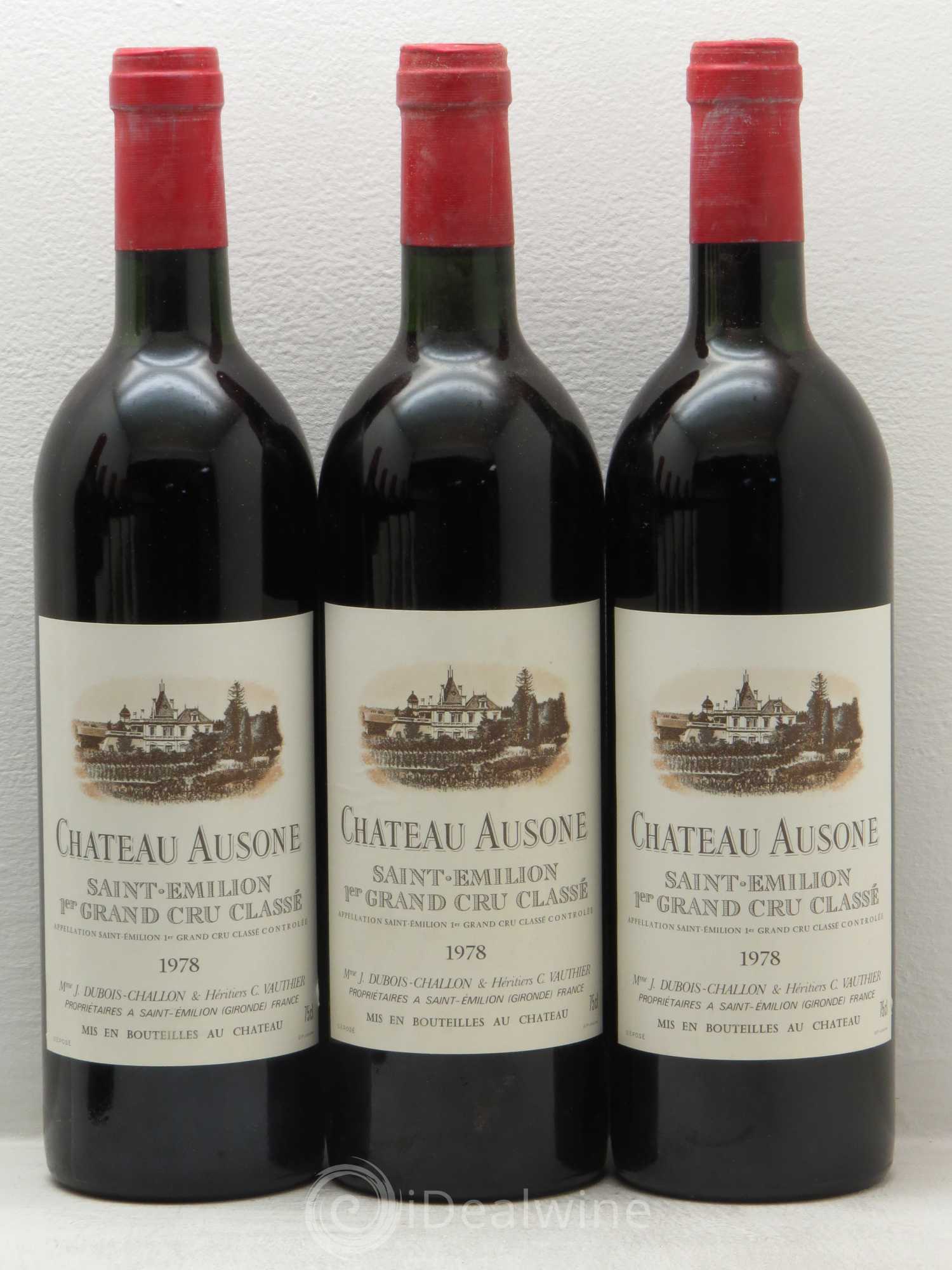 Château Ausone 1er Grand Cru Classé A 1978 - Lot de 12 bouteilles - 2