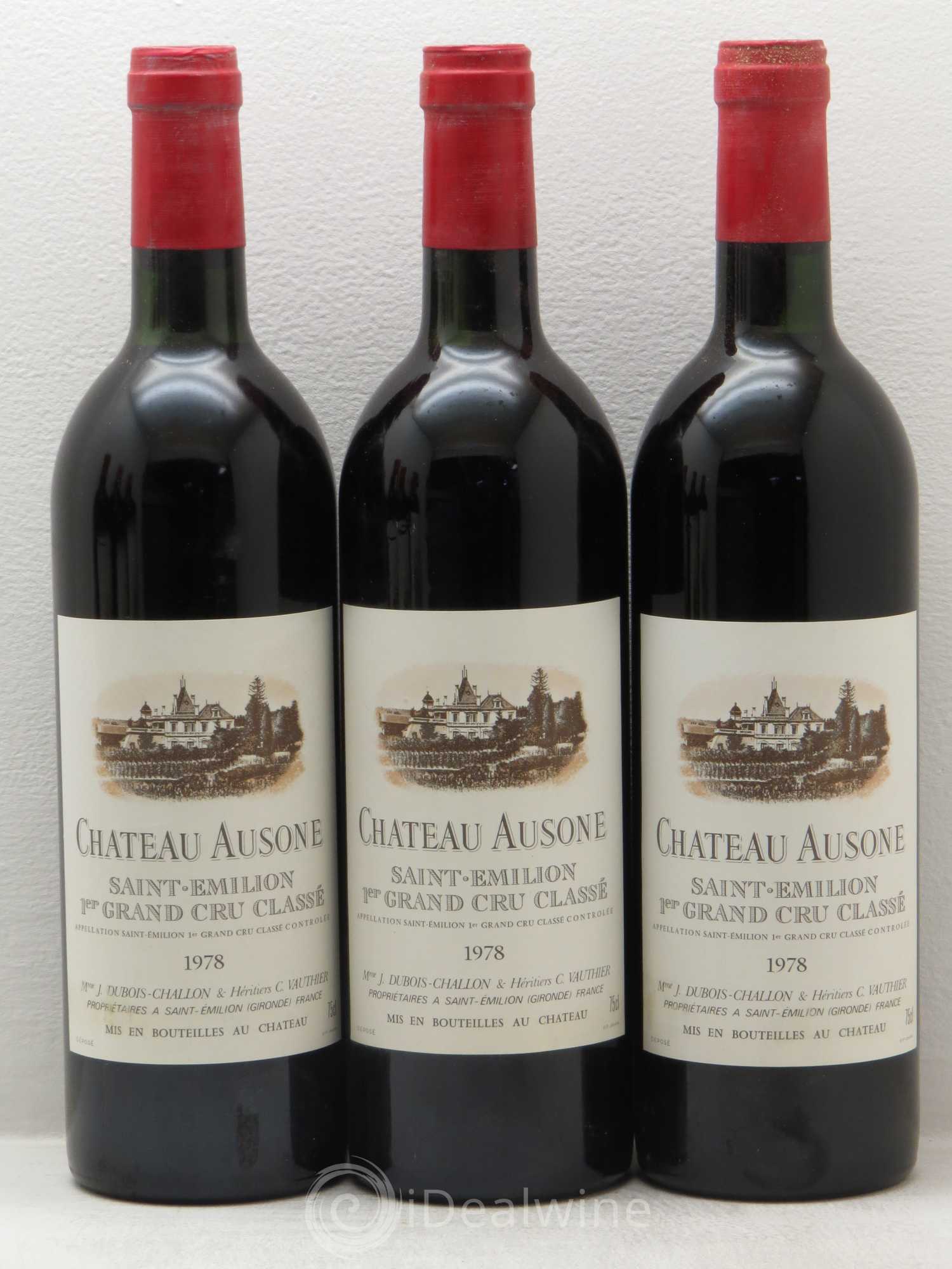 Château Ausone 1er Grand Cru Classé A 1978 - Lot de 12 bouteilles - 3
