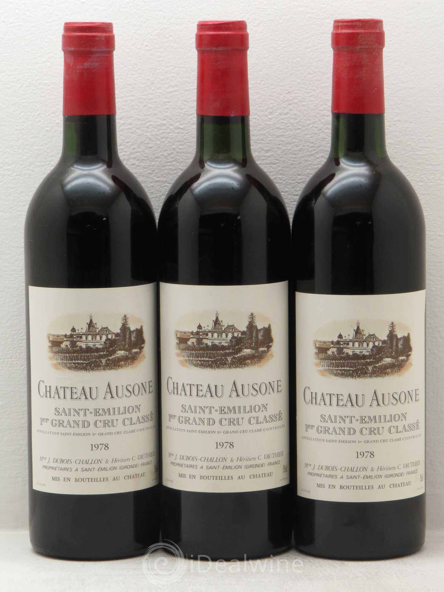 Château Ausone 1er Grand Cru Classé A 1978 - Lot de 12 bouteilles - 4