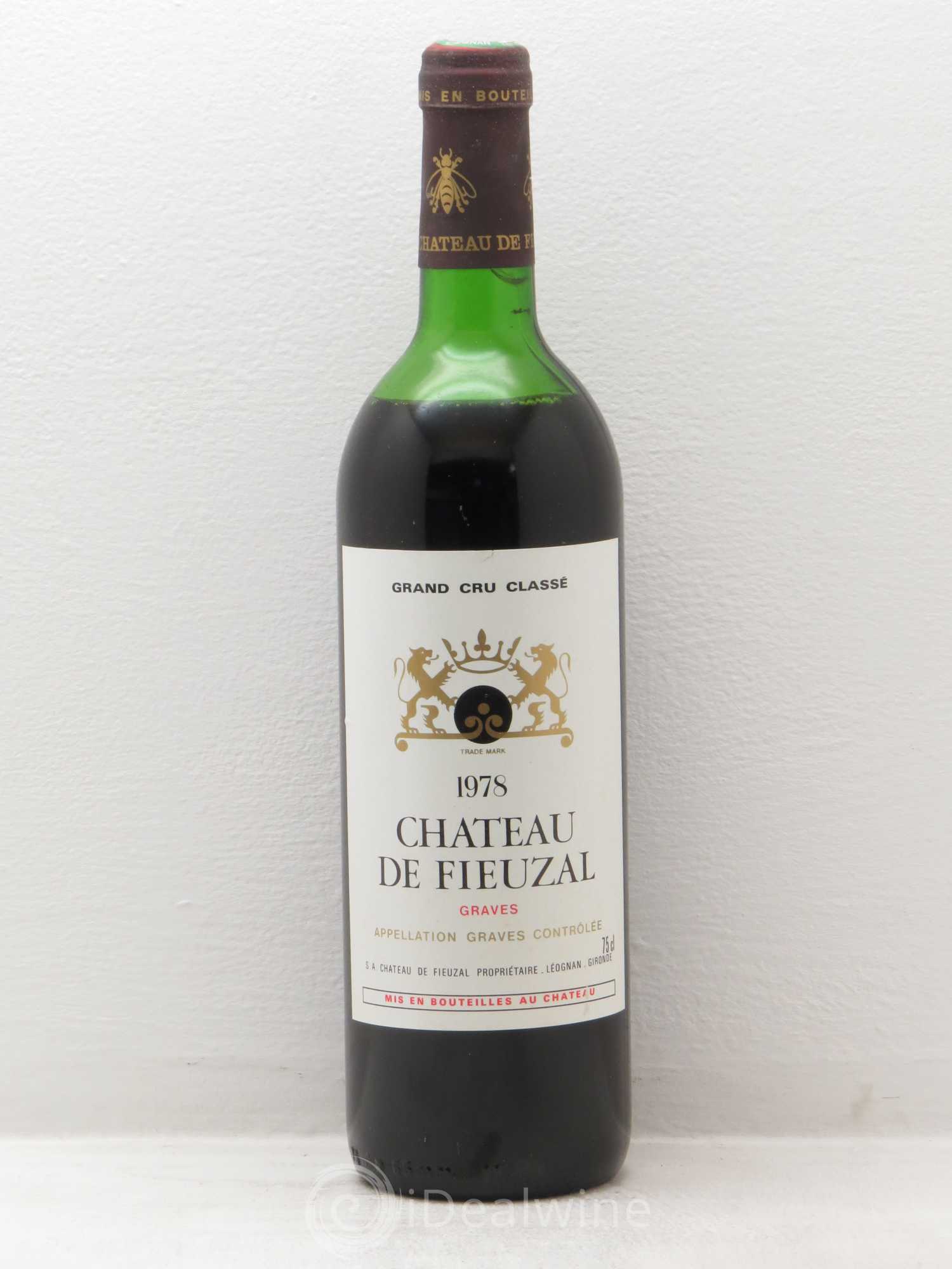 Château de Fieuzal Cru Classé de Graves 1978 - Lot de 1 bouteille - 0