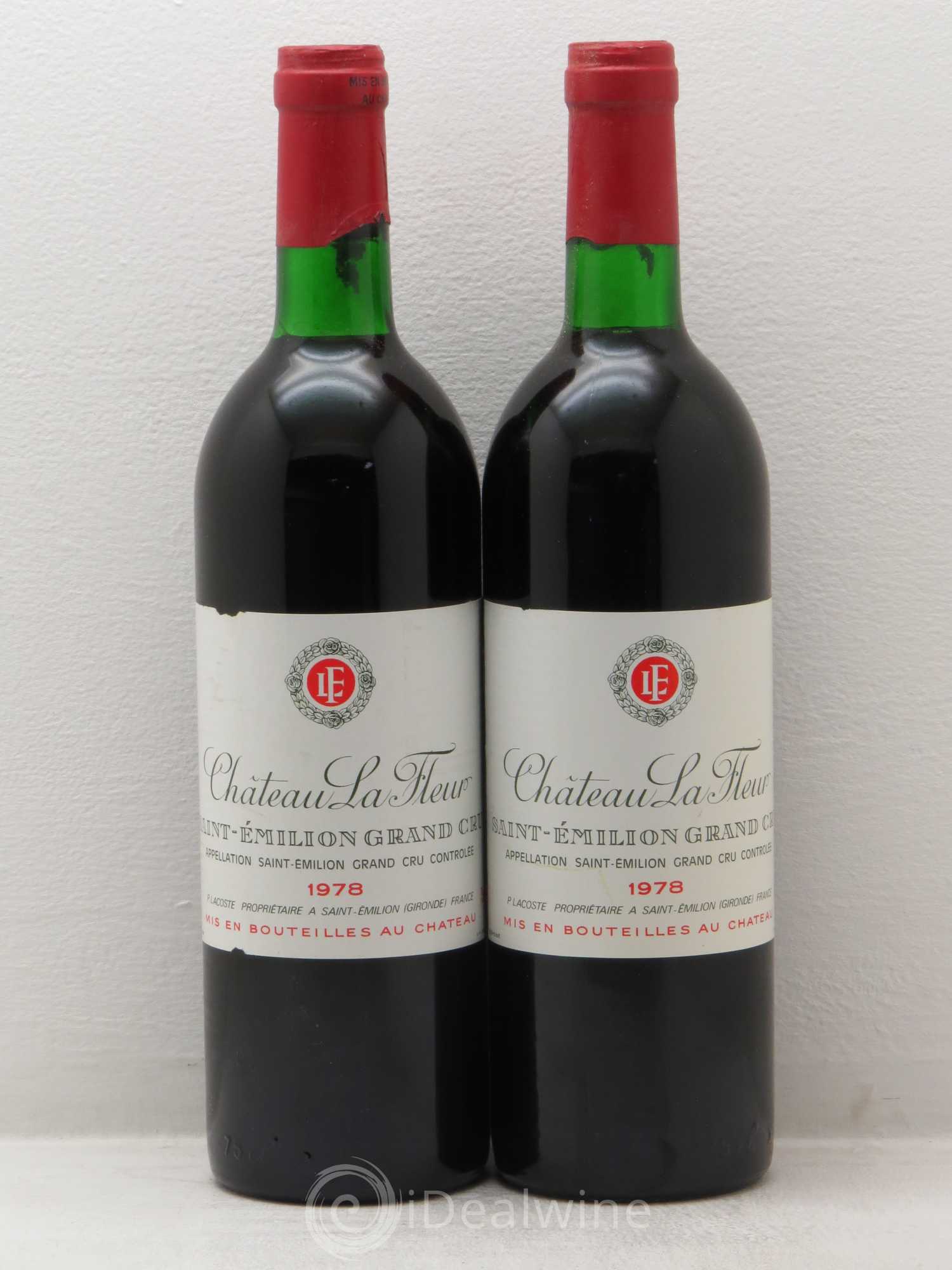 Château La Fleur 1978 - Lot de 2 bouteilles - 0