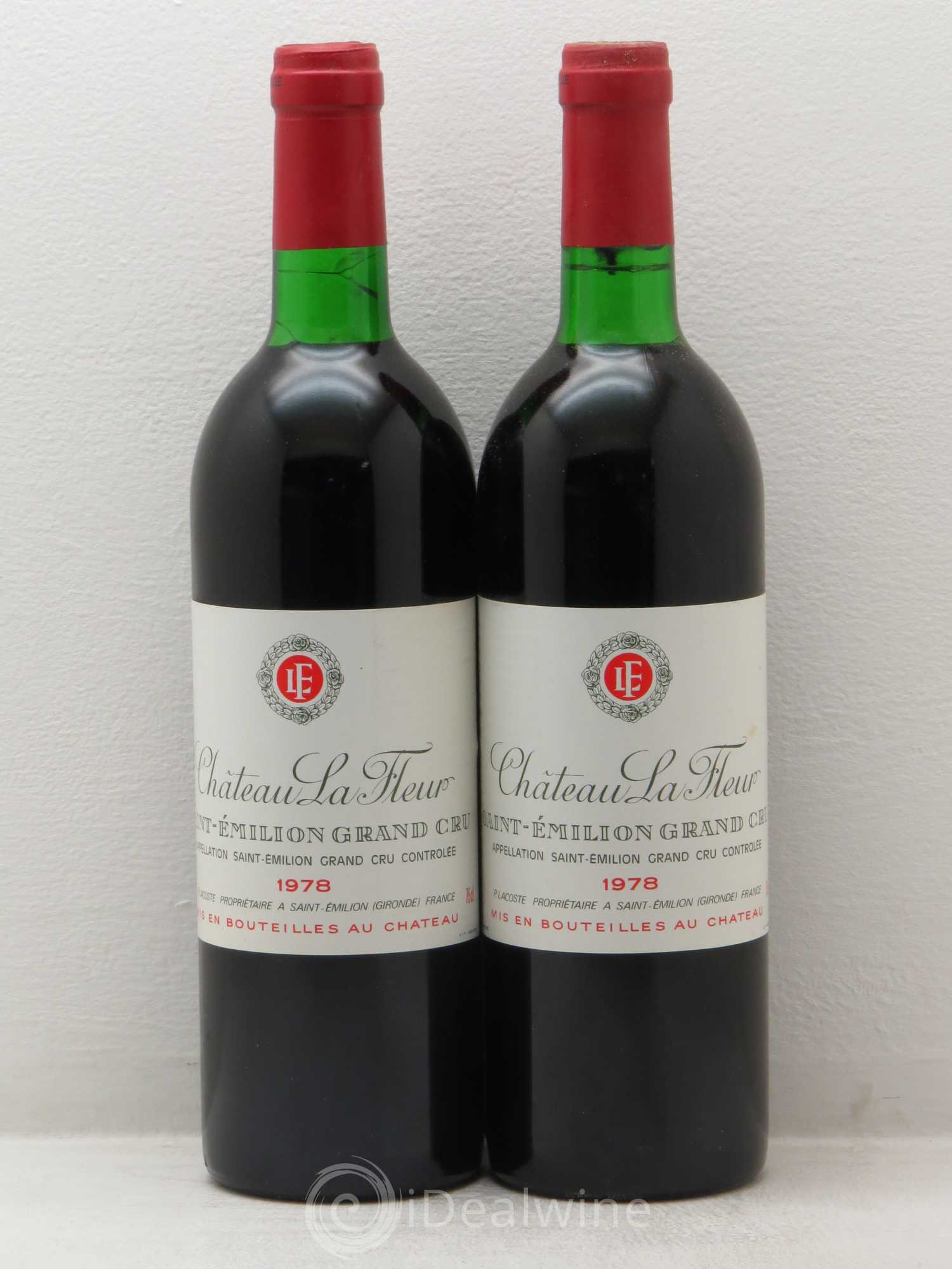 Château La Fleur 1978 - Lot de 2 bouteilles - 0