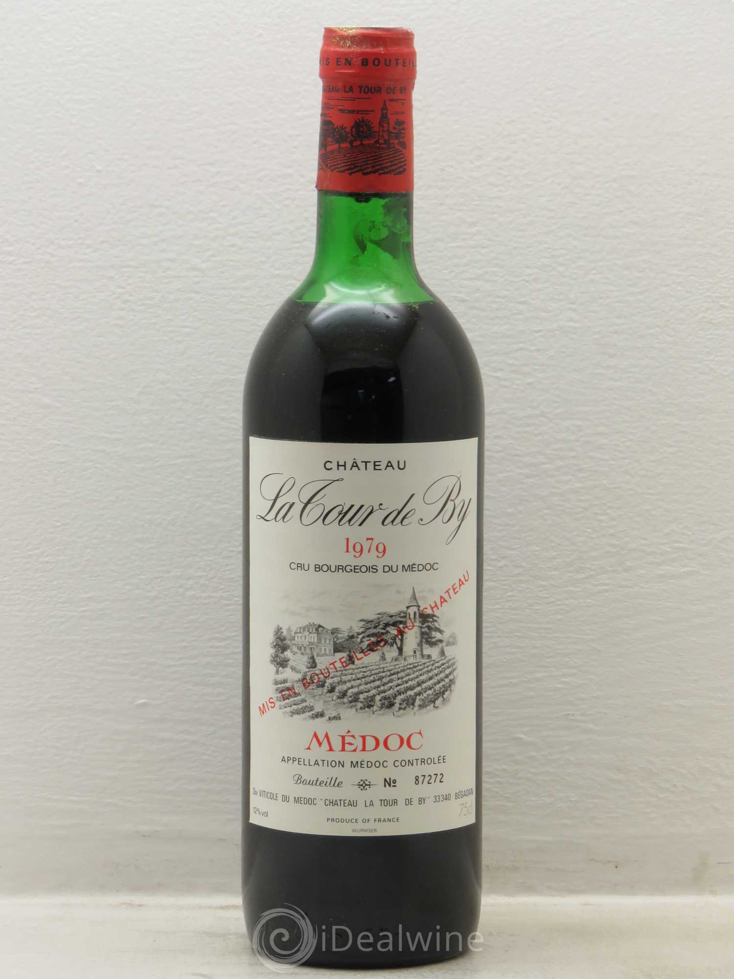 Château La Tour de By Cru Bourgeois 1979 - Lot de 1 bouteille - 0