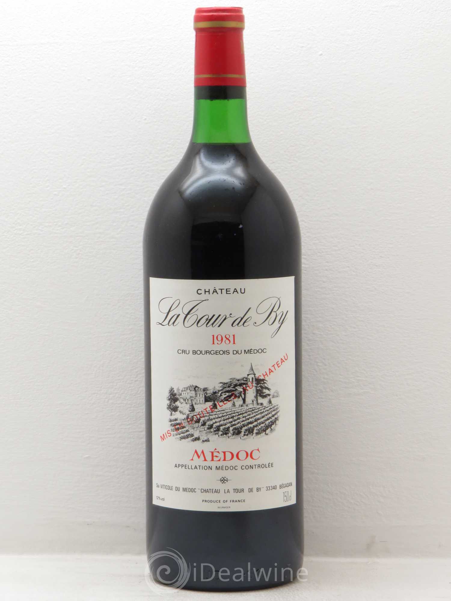 Château La Tour de By Cru Bourgeois 1981 - Lot de 1 magnum - 0