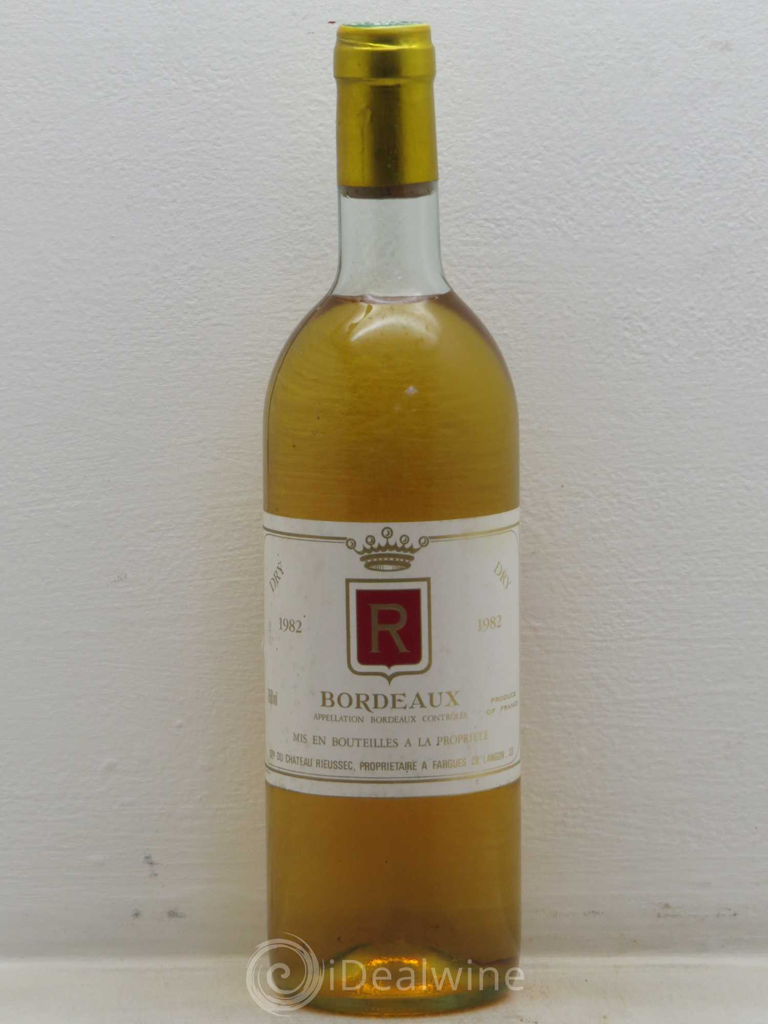 R de Rieussec 1982 - Lotto di 1 bottiglia - 0