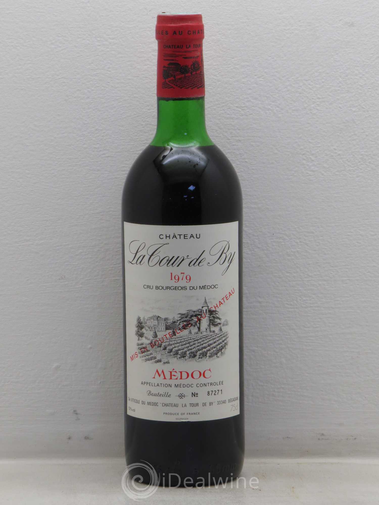 Château La Tour de By Cru Bourgeois (sans prix de réserve) 1979 - Lot de 1 bouteille - 0