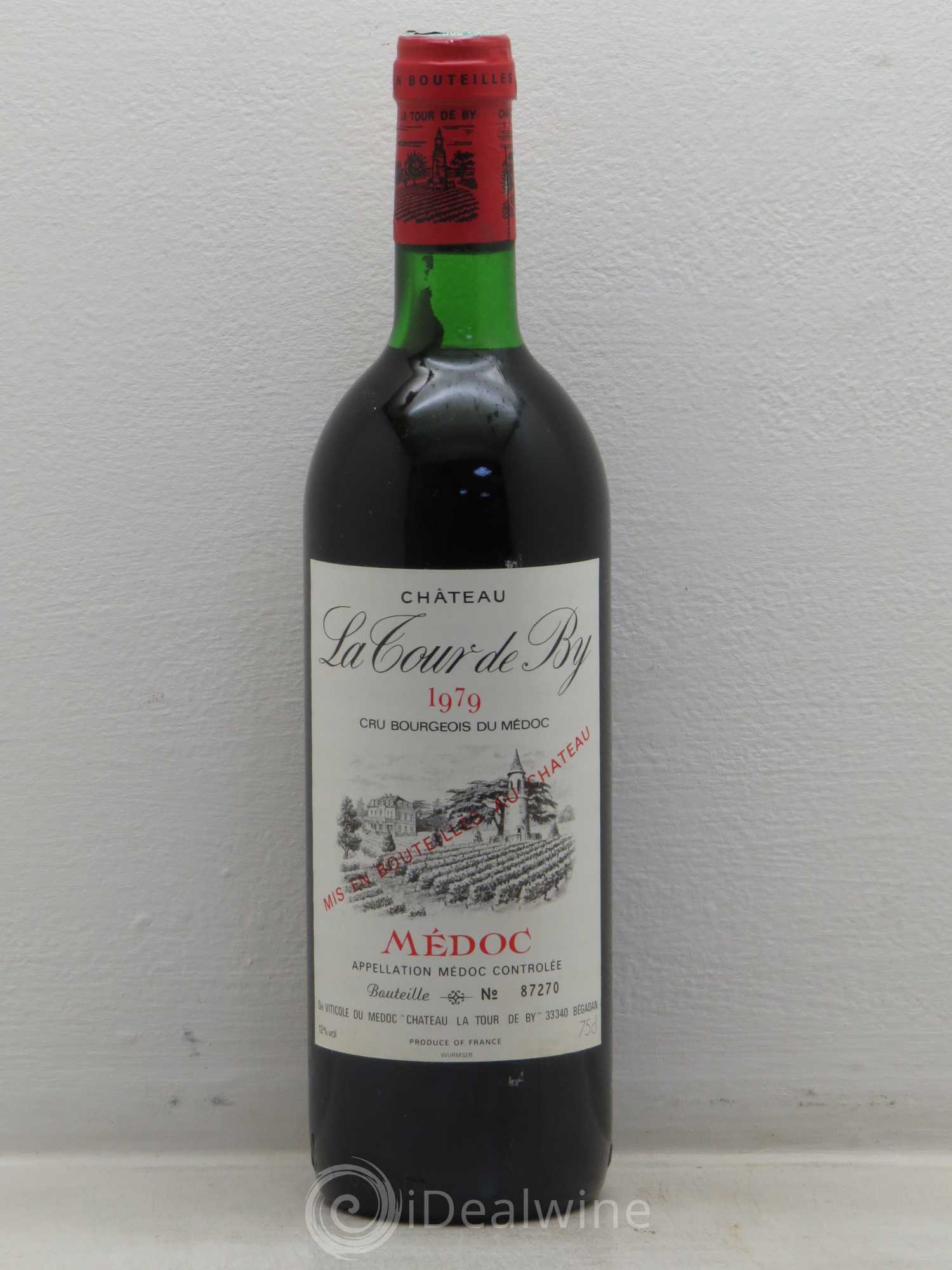 Château La Tour de By Cru Bourgeois 1979 - Lot de 1 bouteille - 0
