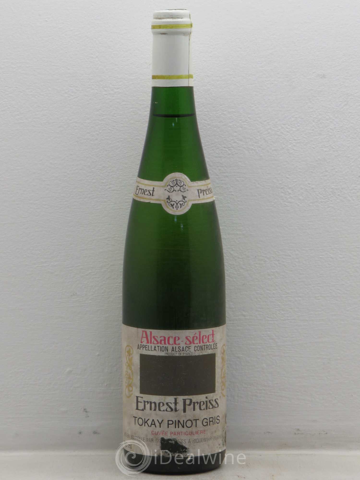 Pinot Gris Cuvée Particulière (sans prix de réserve) 1992 - Posten von 1 Flasche - 0