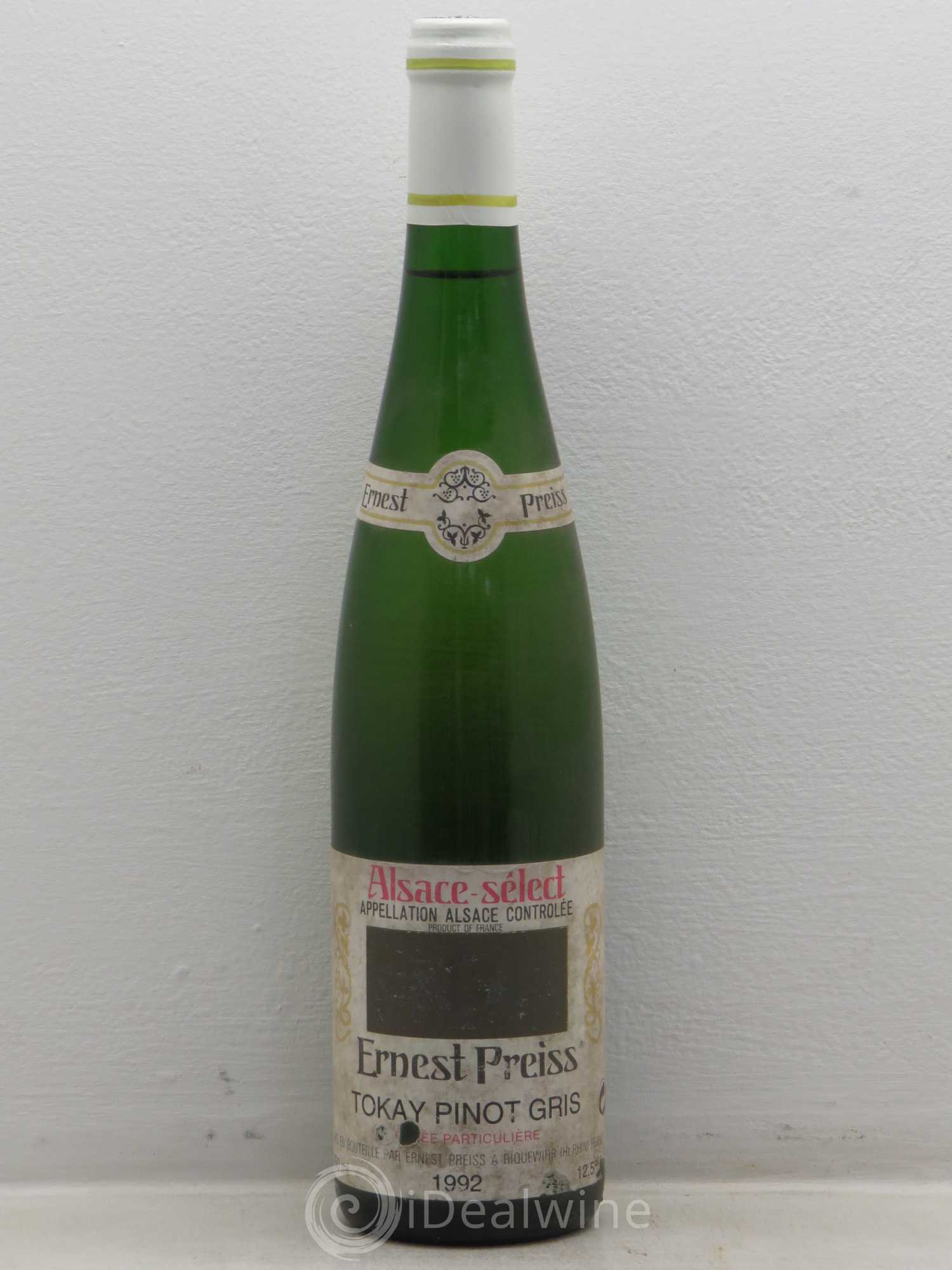 Pinot Gris Cuvée Particulière 1992 - Posten von 1 Flasche - 0
