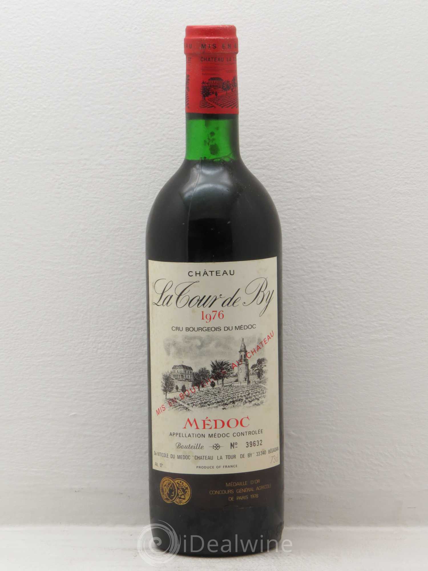 Château La Tour de By Cru Bourgeois (sans prix de réserve) 1976 - Lot de 1 bouteille - 0