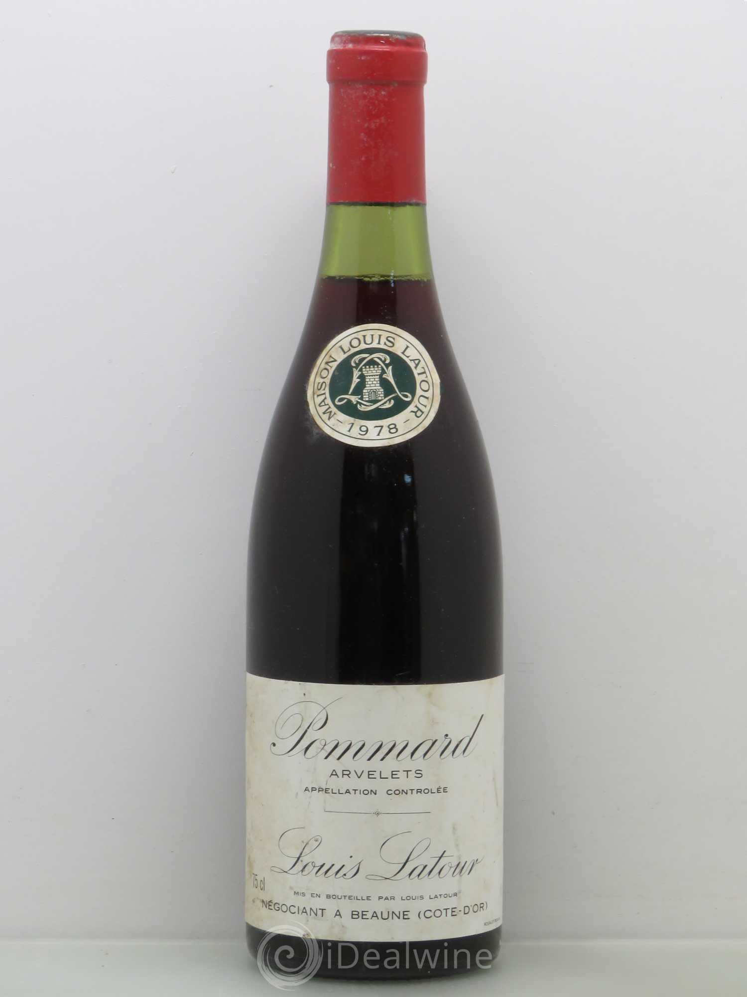 Pommard Arvelets Louis Latour 1978 - Posten von 1 Flasche - 0