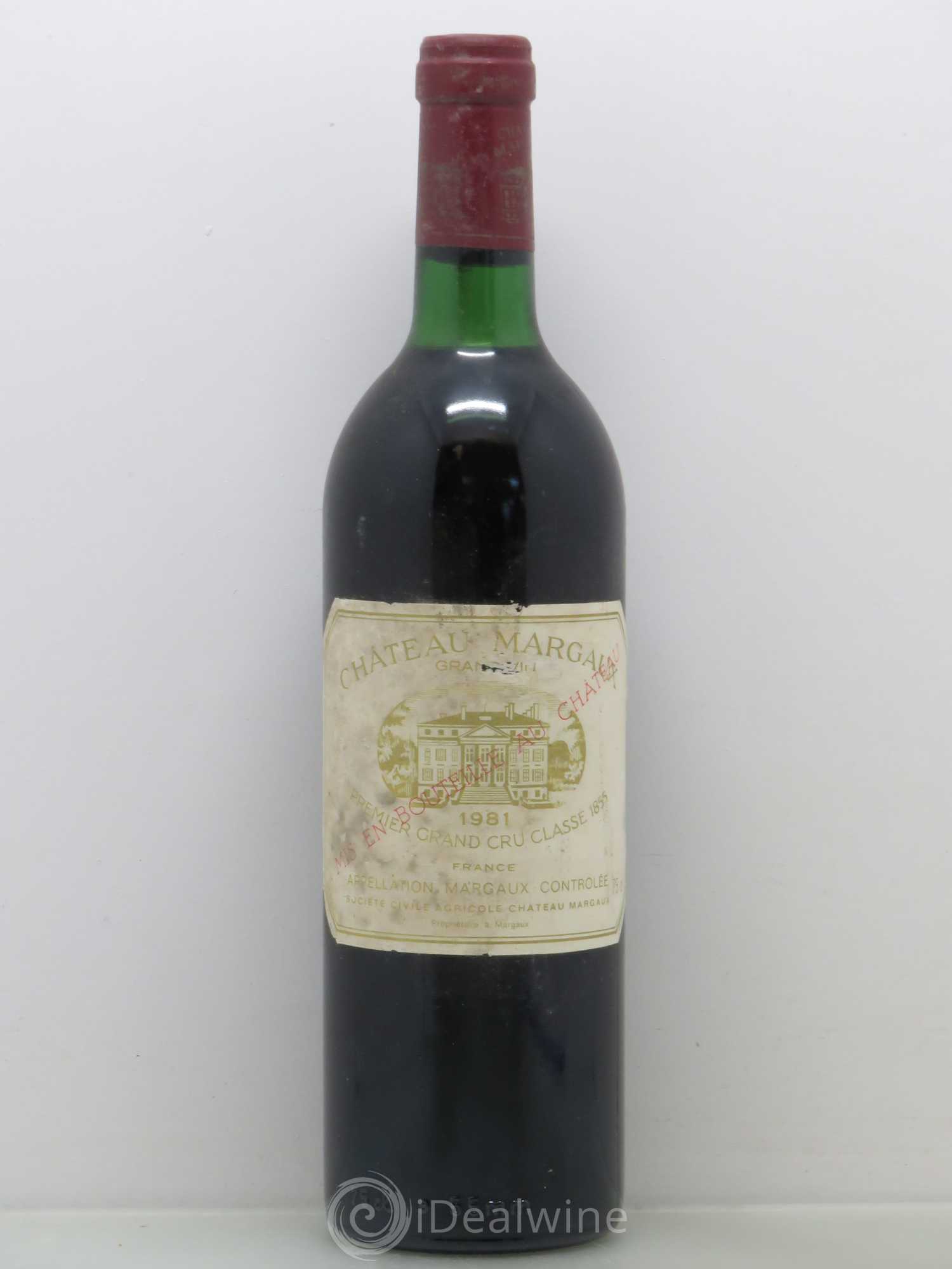 Château Margaux 1er Grand Cru Classé 1981 - Lot de 1 bouteille - 0