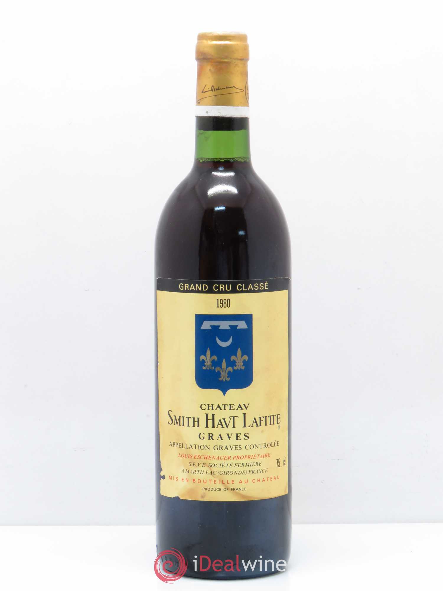 Château Smith Haut Lafitte Cru Classé de Graves 1980 - Lot de 1 bouteille - 0