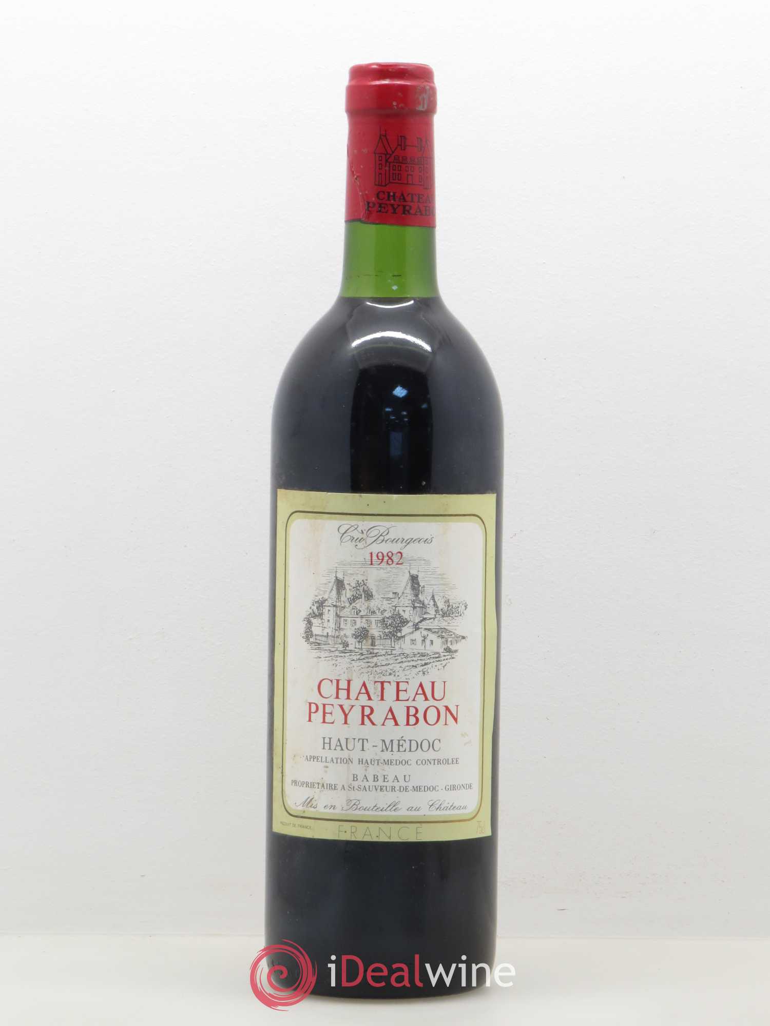 Château Peyrabon Cru Bourgeois 1982 - Lot de 1 bouteille - 0