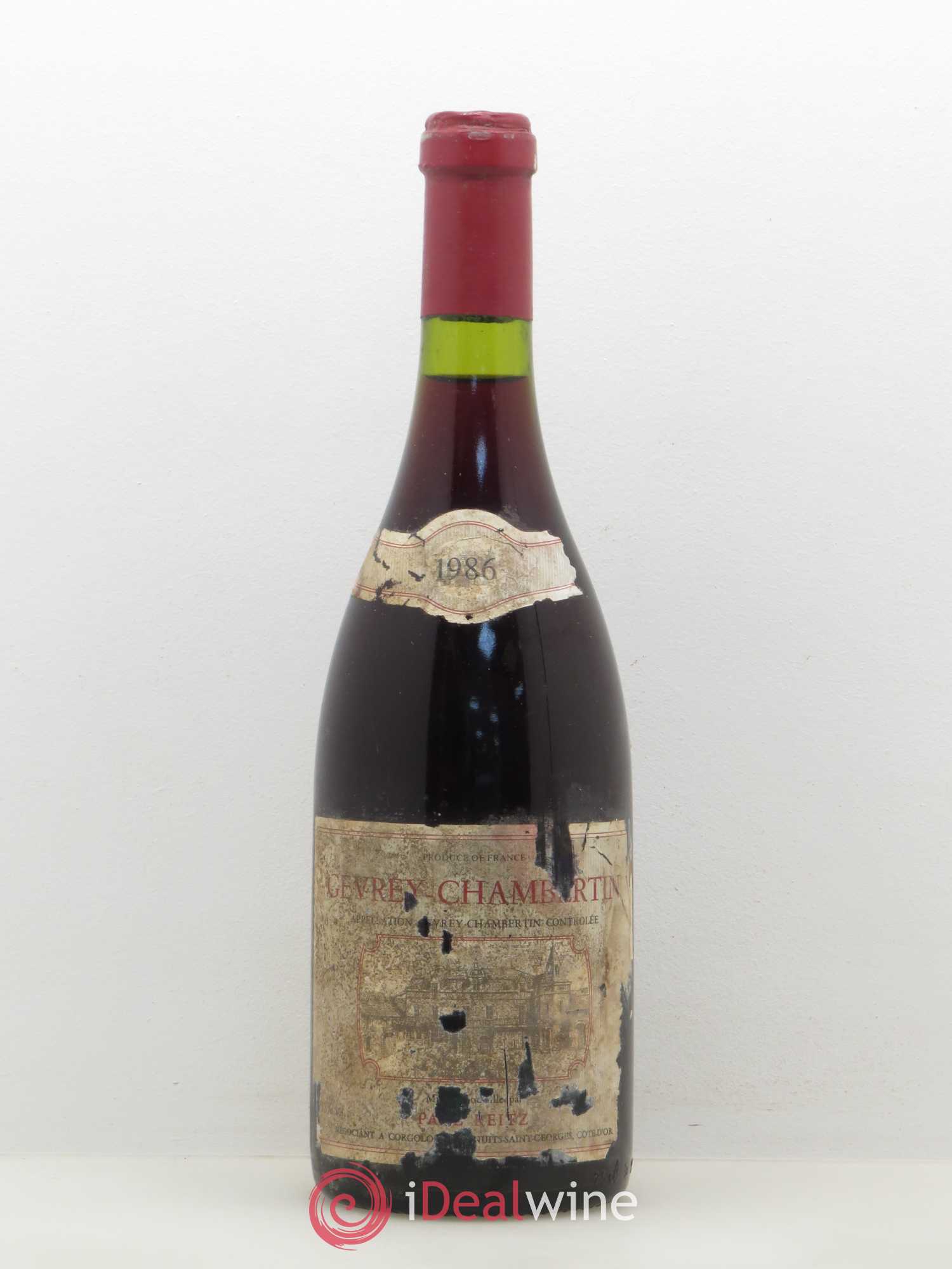 Gevrey-Chambertin Paul Reitz 1986 - Lot de 1 bouteille - 0