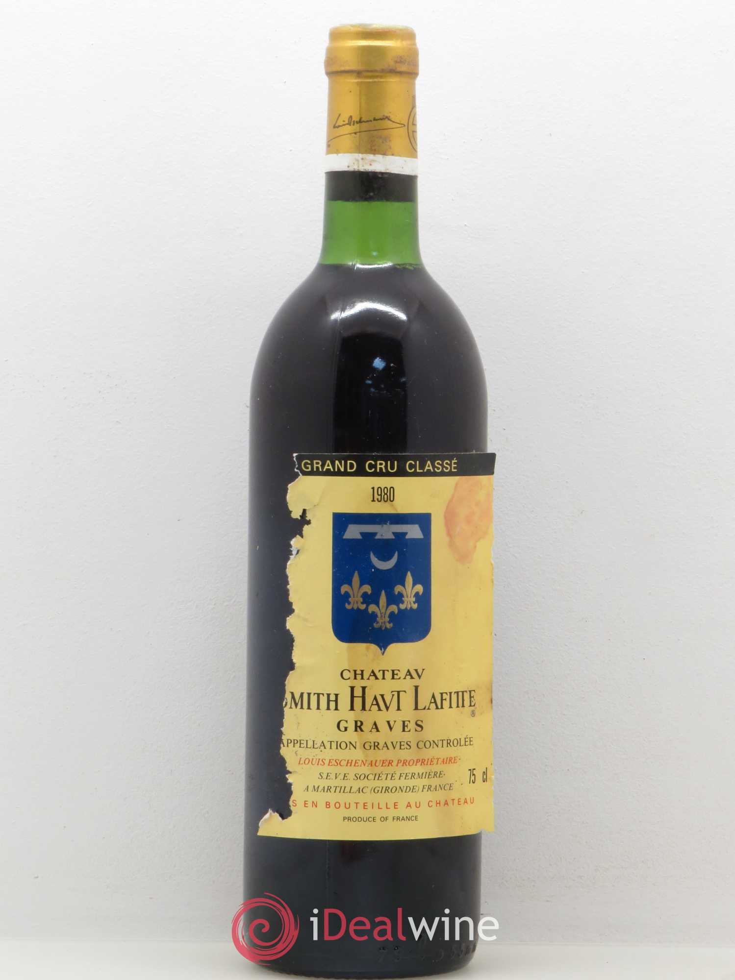 Château Smith Haut Lafitte Cru Classé de Graves 1980 - Lot de 1 bouteille - 0