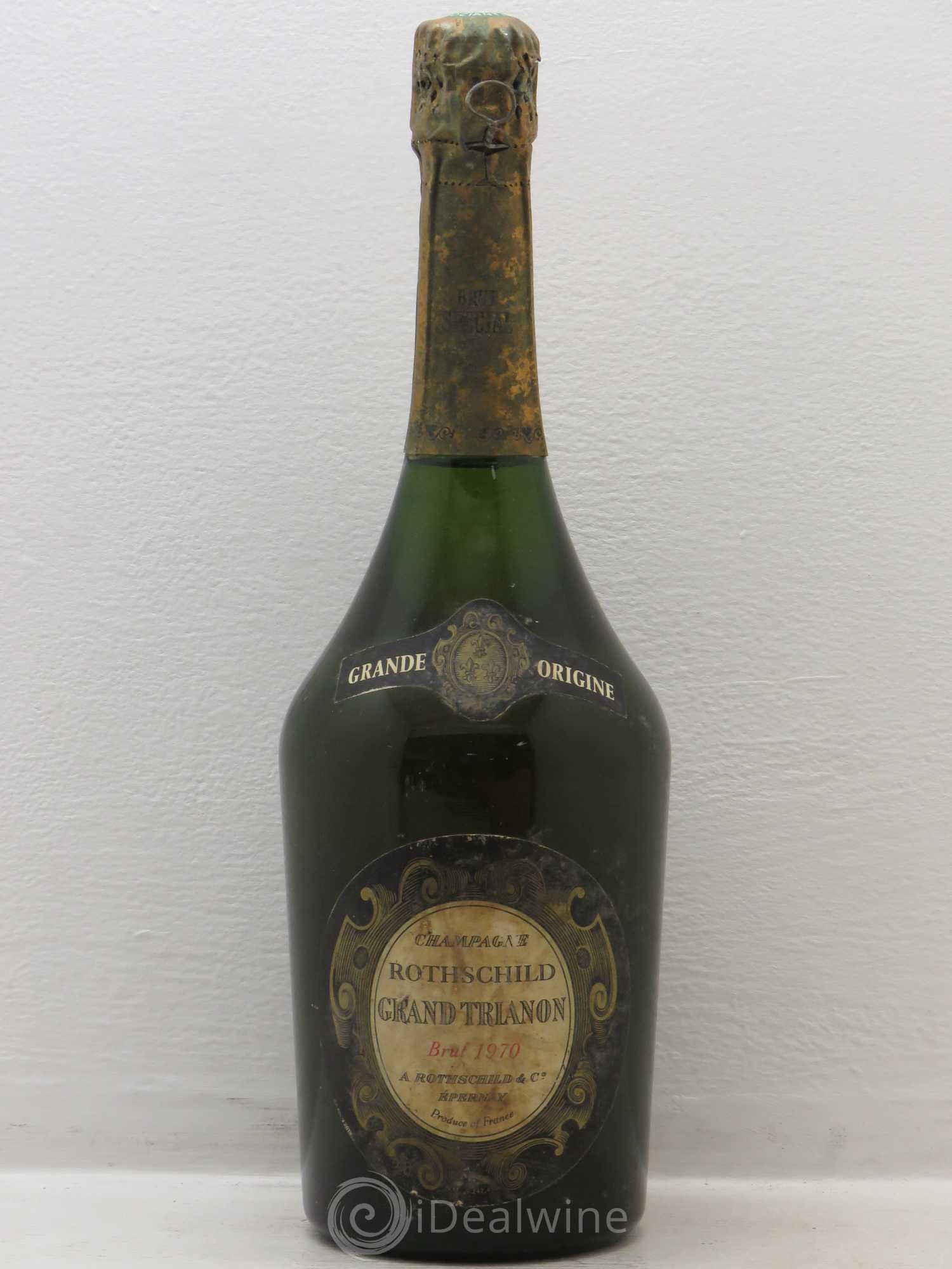 Champagne Grand Trianon A. Rothschild 1970 - Lot de 1 bouteille - 0