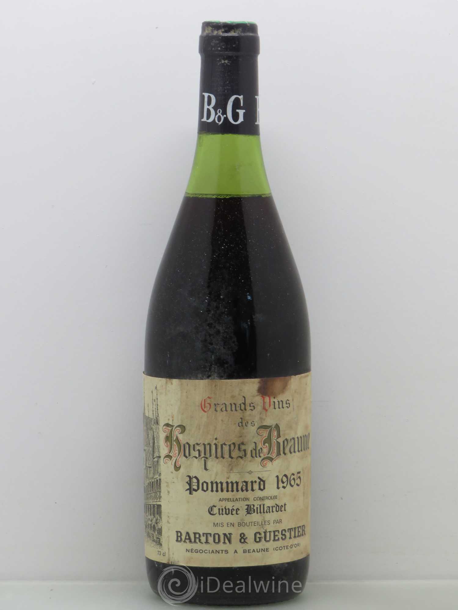 Pommard Hospice de Beaune Cuvée Billardet 1965 - Posten von 1 Flasche - 0