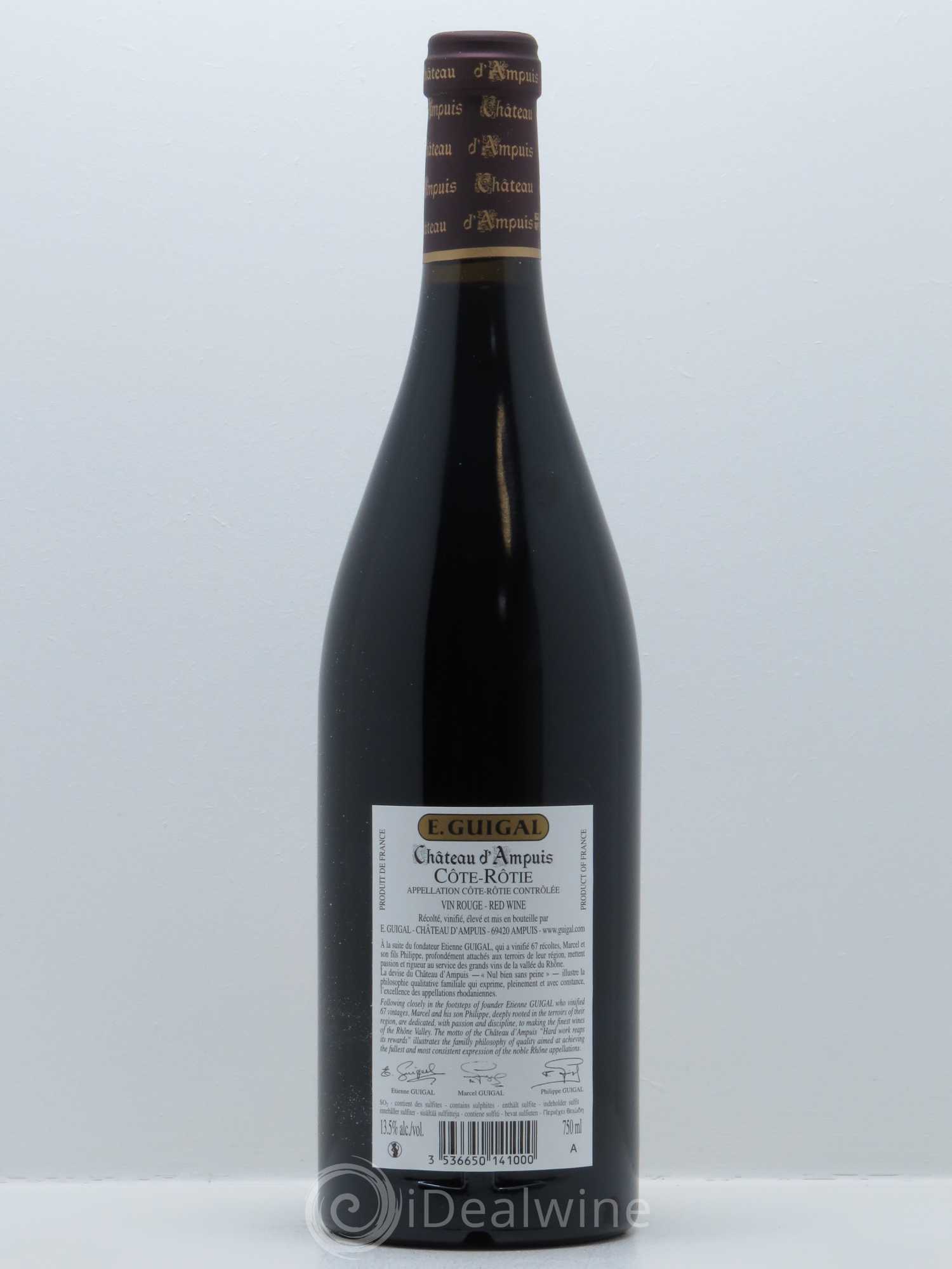Côte-Rôtie Château d'Ampuis Guigal 2013 - Lot de 1 bouteille - 1