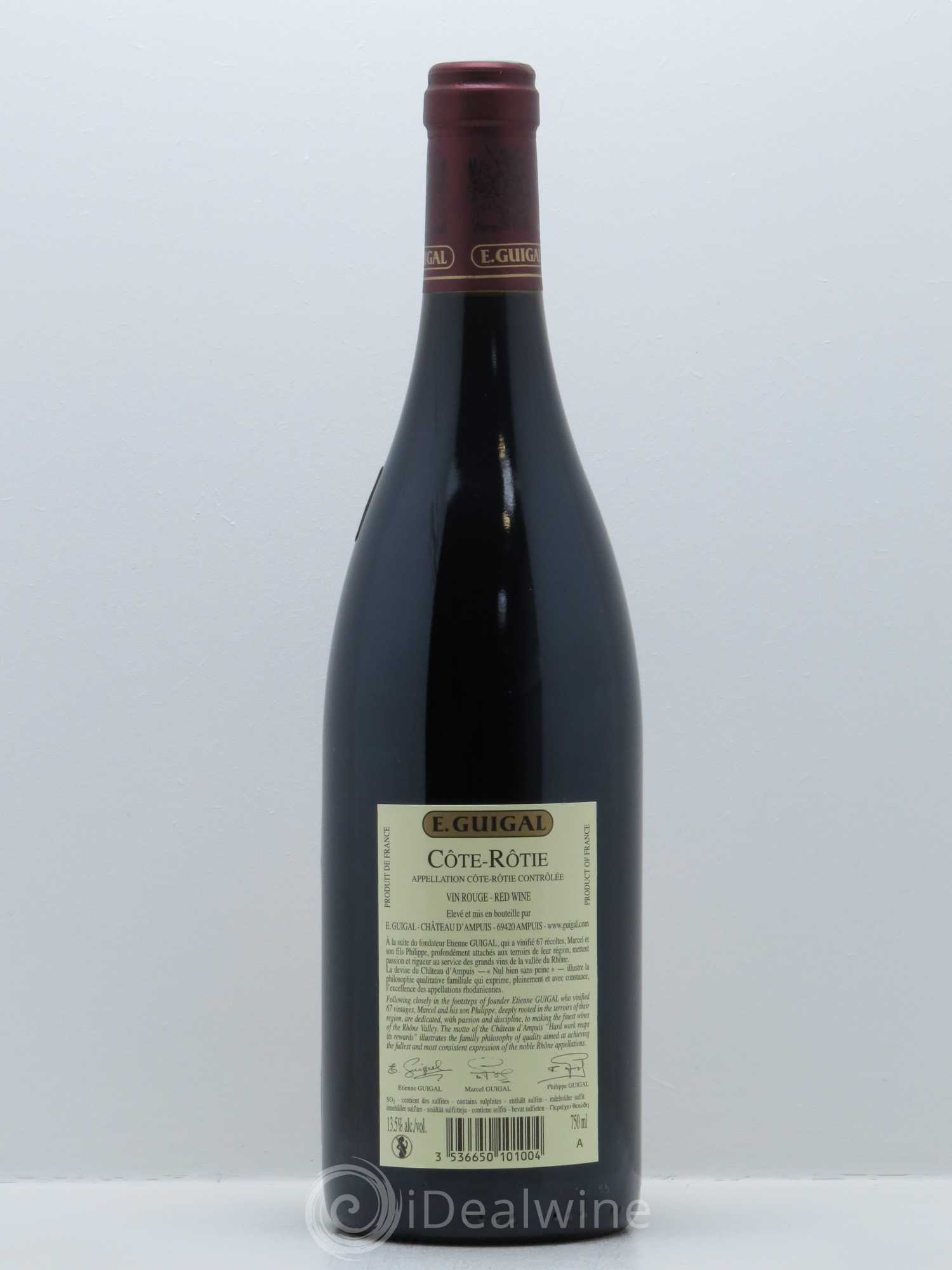 Côte-Rôtie Côtes Brune et Blonde Guigal 2011 - Lot de 1 bouteille - 1
