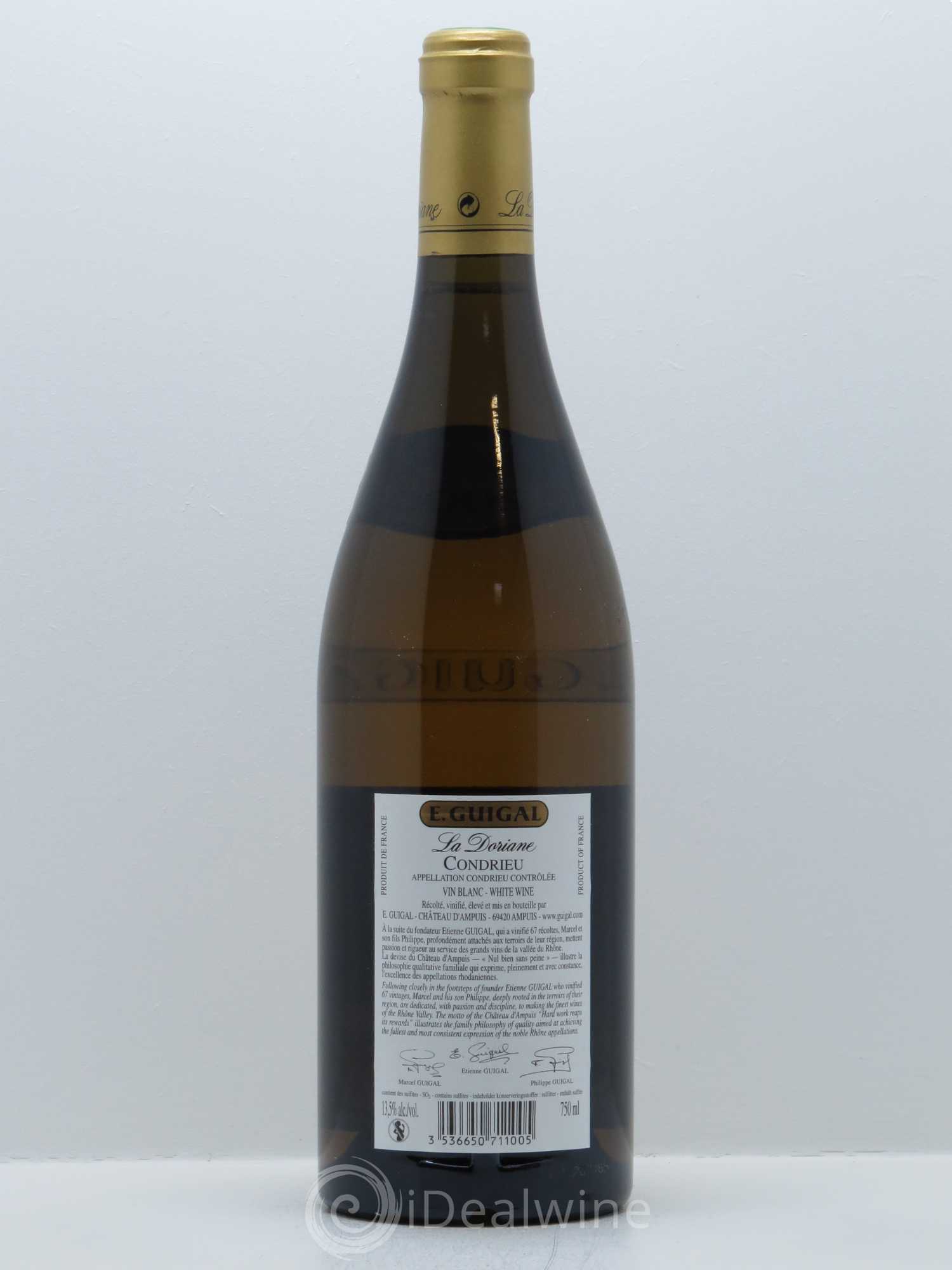 Condrieu La Doriane Guigal 2006 - Lot de 1 bouteille - 1
