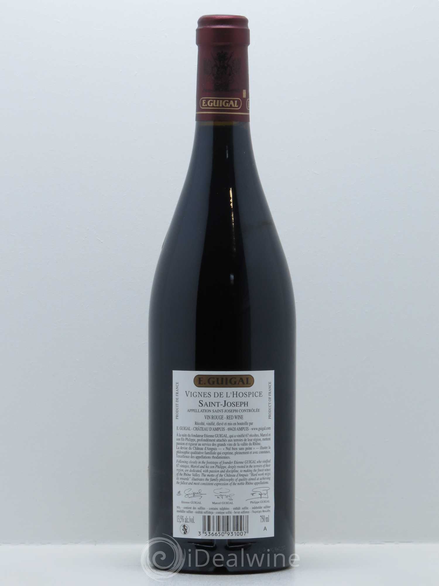Saint-Joseph Vignes de l'Hospice Guigal 2006 - Lot de 1 bouteille - 1