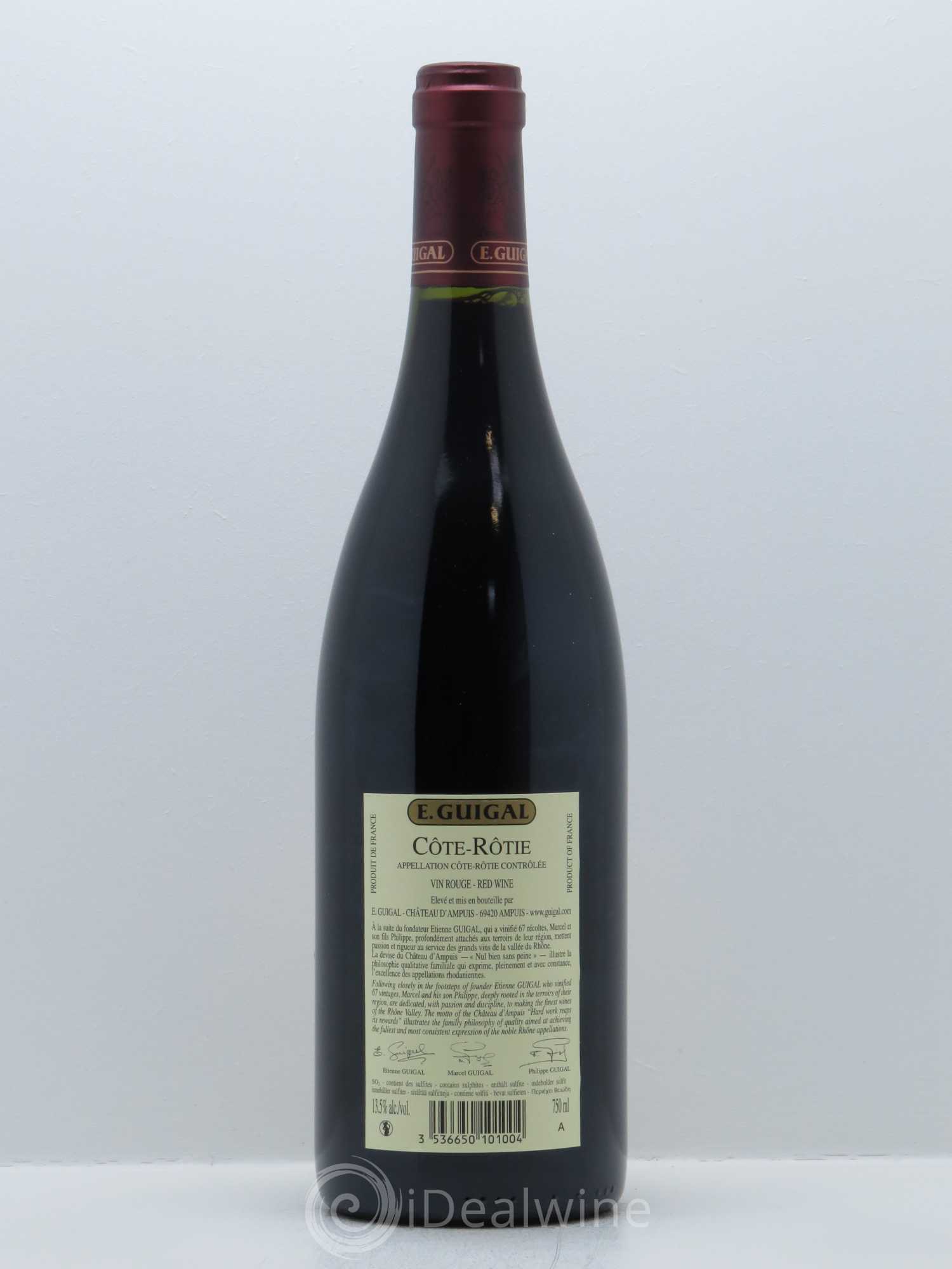 Côte-Rôtie Côtes Brune et Blonde Guigal 2009 - Lot de 1 bouteille - 1