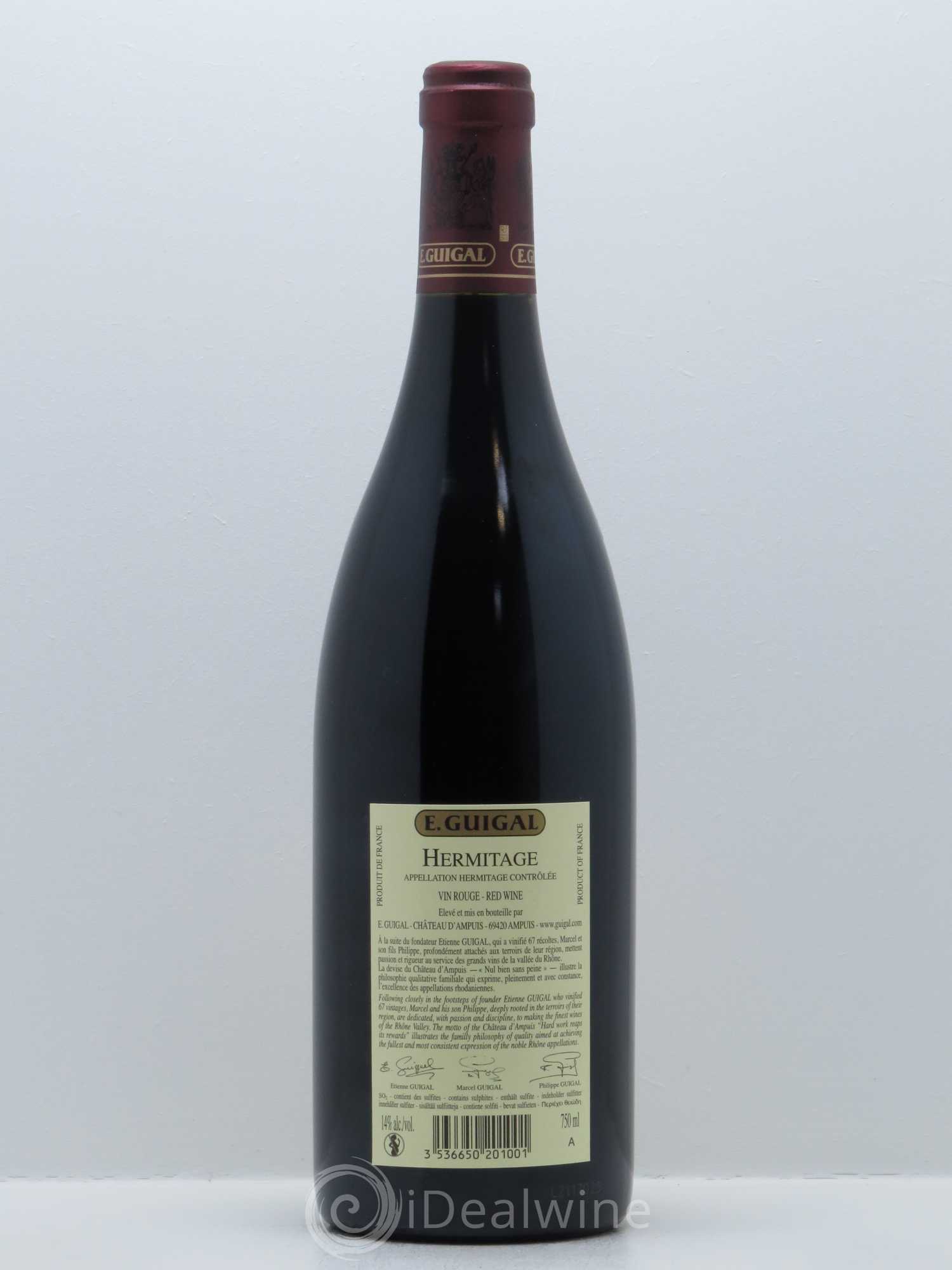 Hermitage Guigal 2013 - Lot de 1 bouteille - 1
