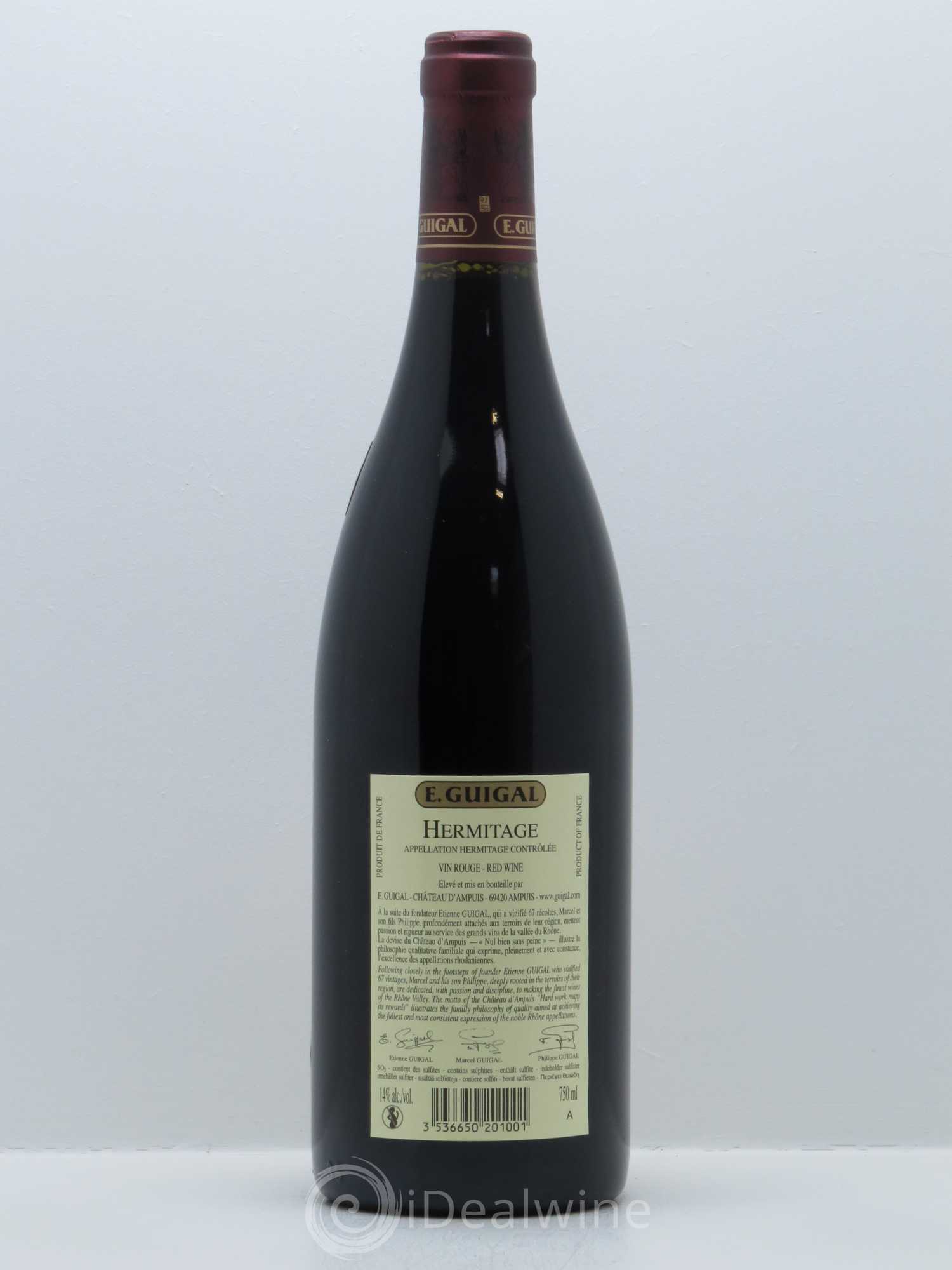Hermitage Guigal 2011 - Lot de 1 bouteille - 1