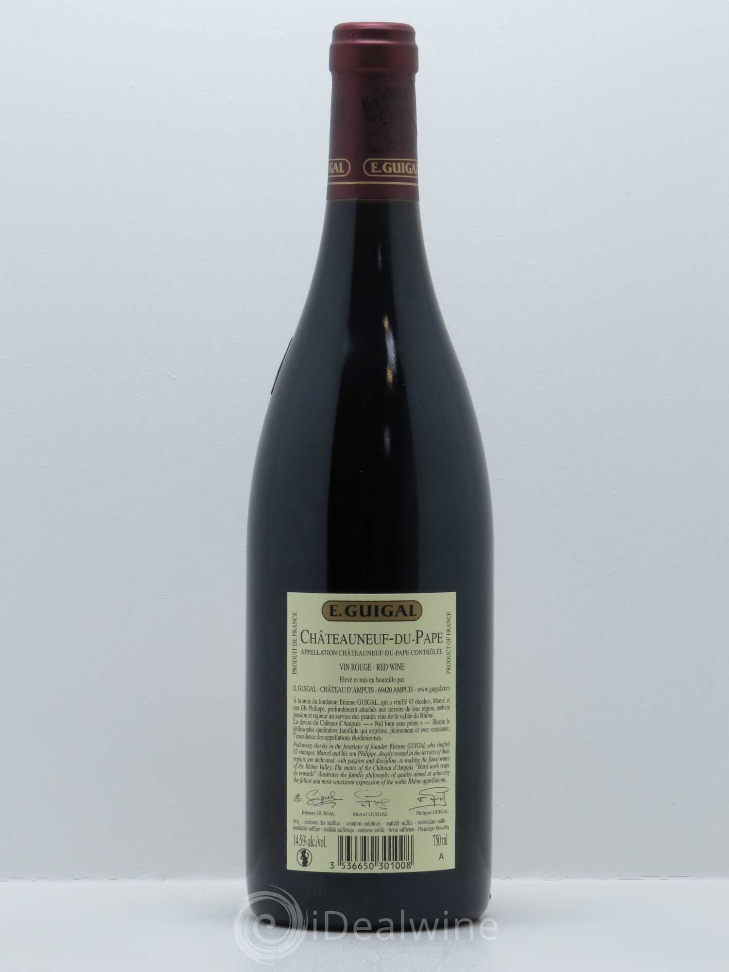 Châteauneuf-du-Pape Guigal 2012 - Lot de 1 bouteille - 1