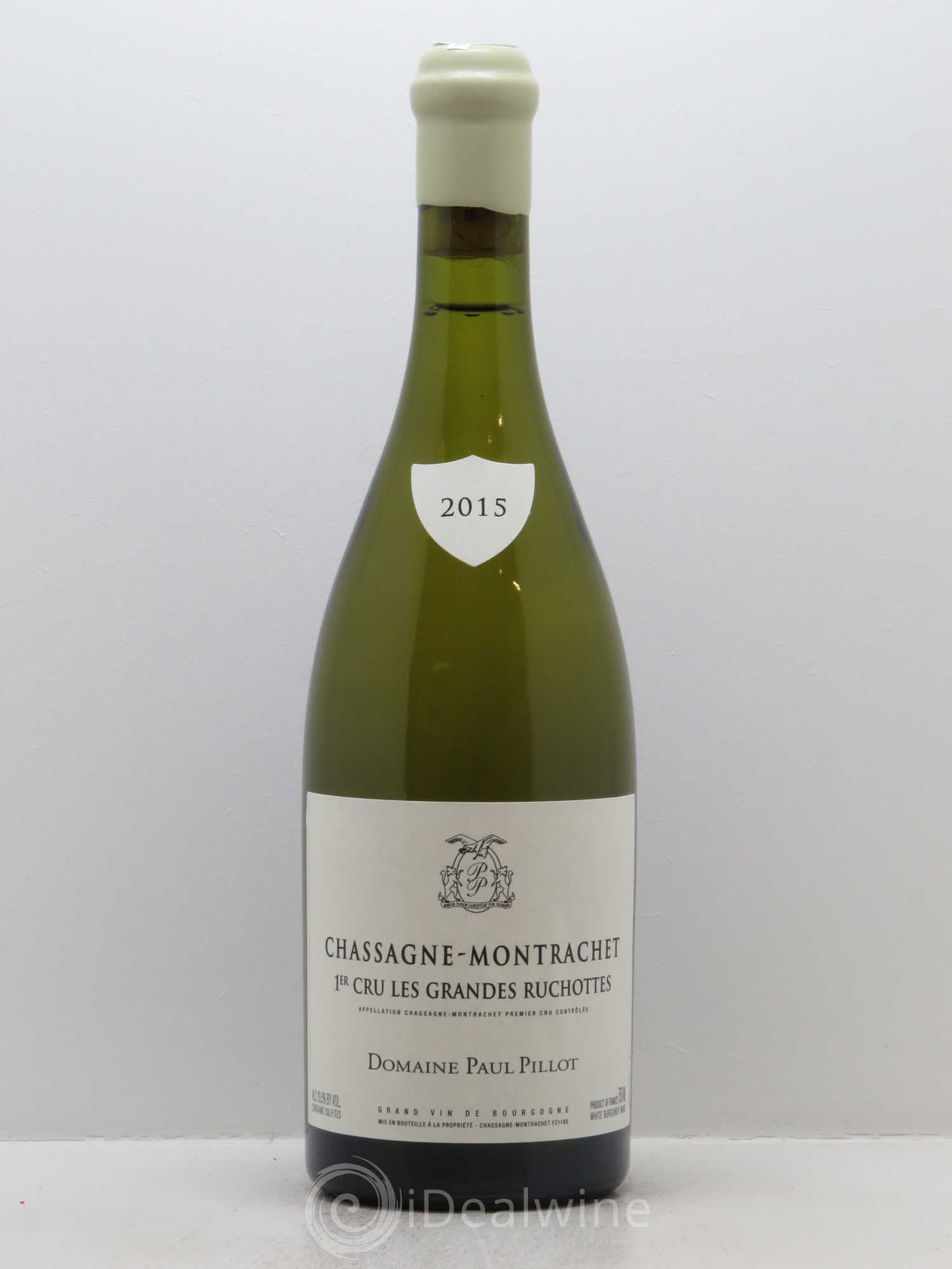 Chassagne-Montrachet 1er Cru Les Grandes Ruchottes Paul Pillot (Domaine) 2015 - Lot de 1 bouteille - 0