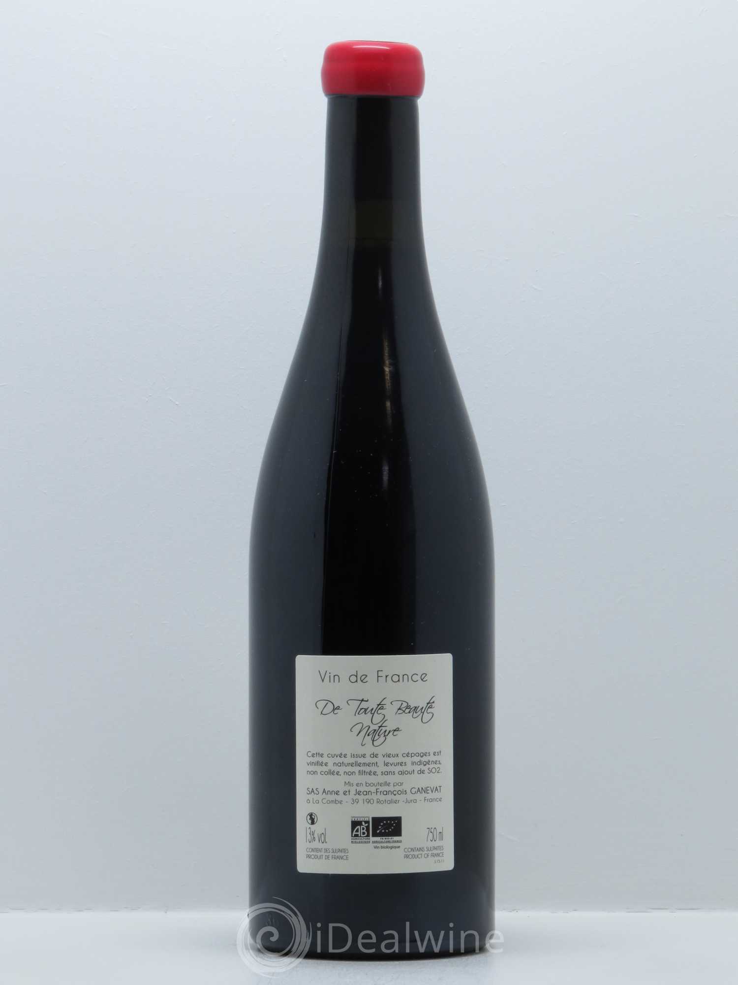 Vin de France De Toute Beauté Ganevat (Domaine) 2015 - Lot de 1 bouteille - 1