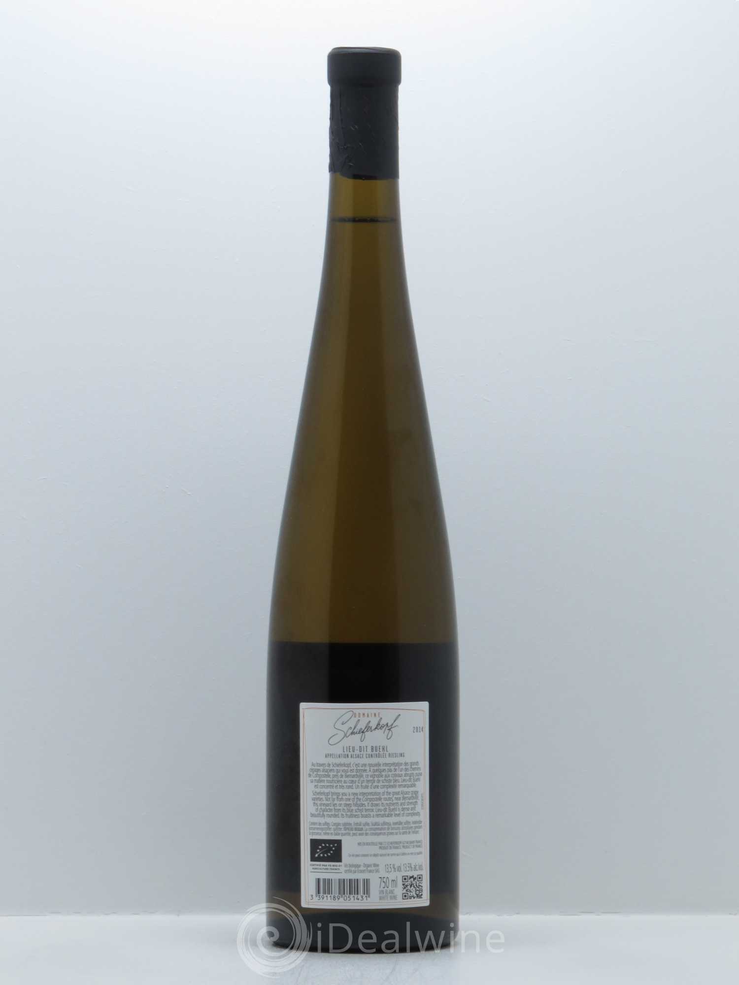 Alsace Riesling Lieu-dit Buehl Schieferkopf - Chapoutier 2014 - Lot de 1 bouteille - 1